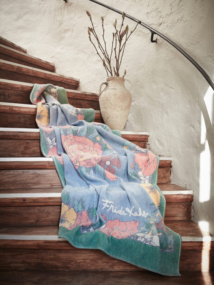 Frida Kahlo ριχτάρι 140x170 cm, Vida Ekelund Linneväveri