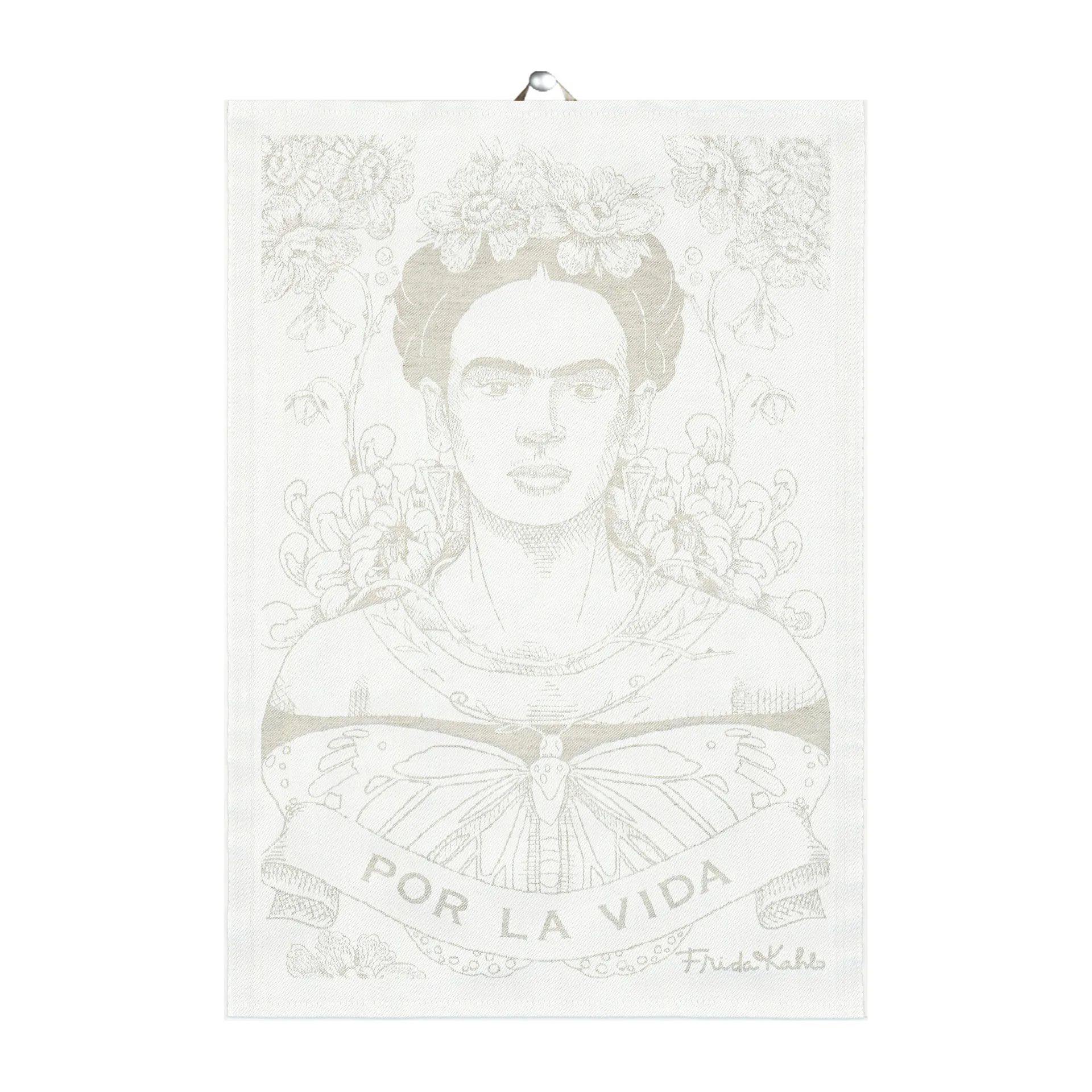 Frida Kahlo πετσέτα κουζίνας 35x50 cm, Belleza Ekelund Linneväveri