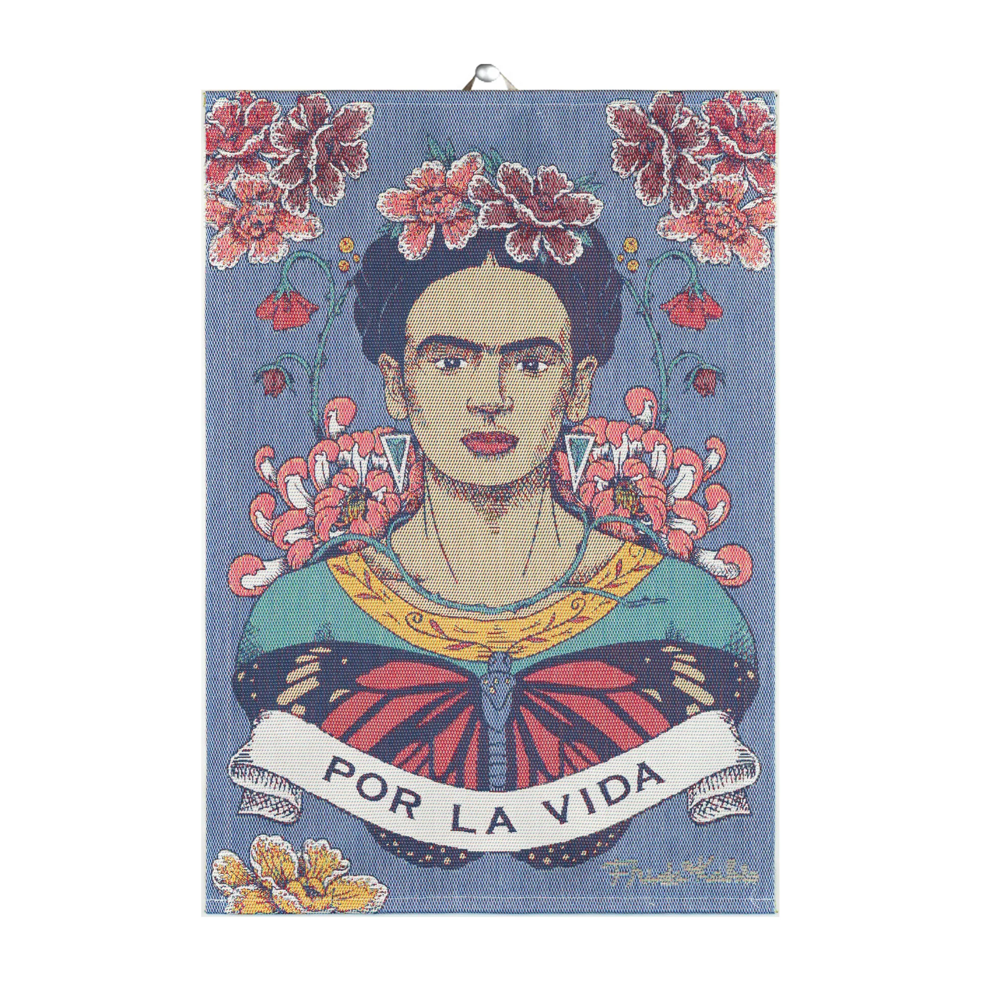 Frida Kahlo πετσέτα κουζίνας 35x50 cm, Vida Ekelund Linneväveri