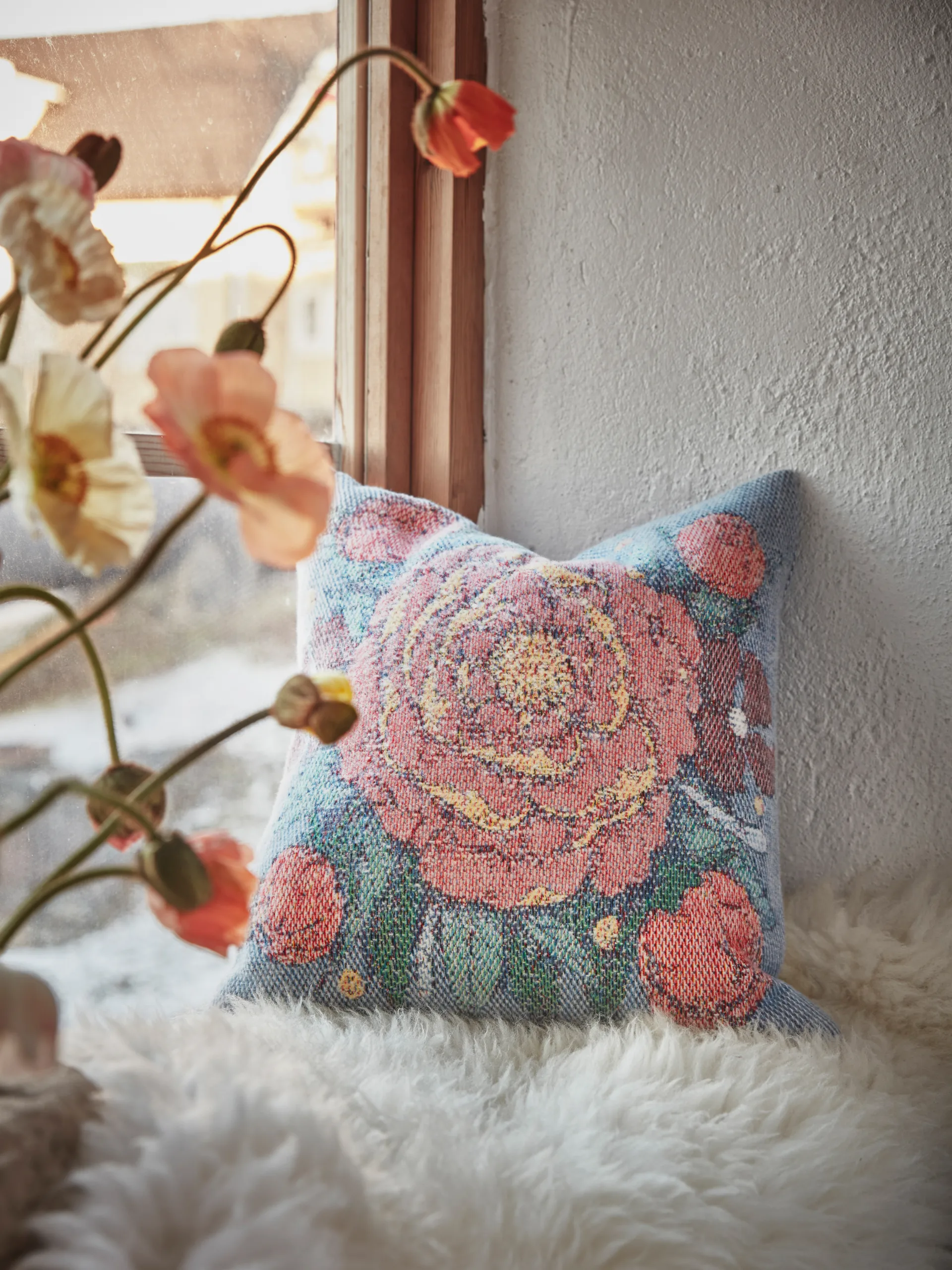 Frida Kahlo μαξιλαροθήκη 40x40 cm, Vida Ekelund Linneväveri