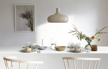 Gåsöga τραπεζομάντιλο λευκασμένο - 150x250 cm - Ekelund Linneväveri