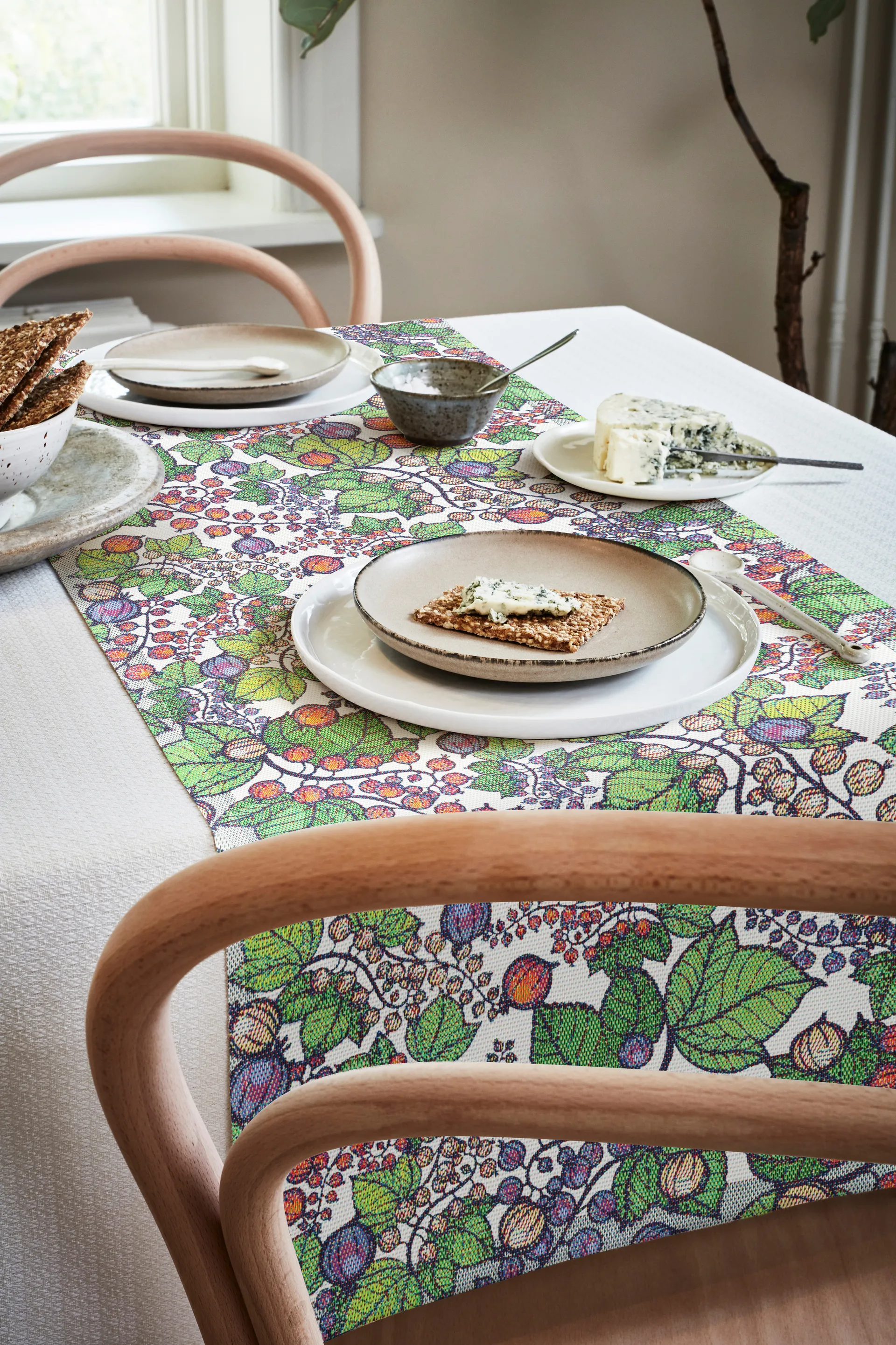 Gooseberries μακρόστενο διακοσμητικό τραπεζομάντιλο, 35x120 cm Ekelund Linneväveri