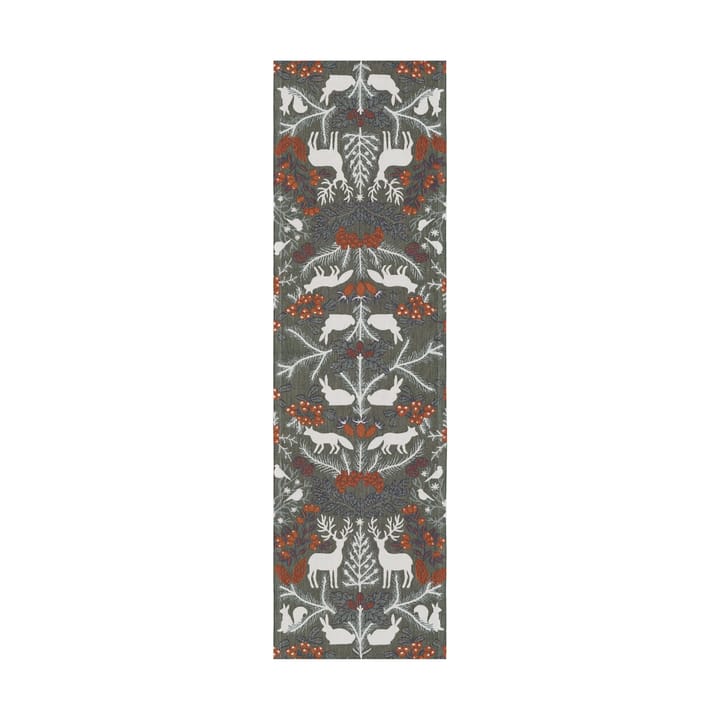 Επιτραπέζιος δρομέας Hjortnäs 35x120 cm - Γκρι - Ekelund Linneväveri