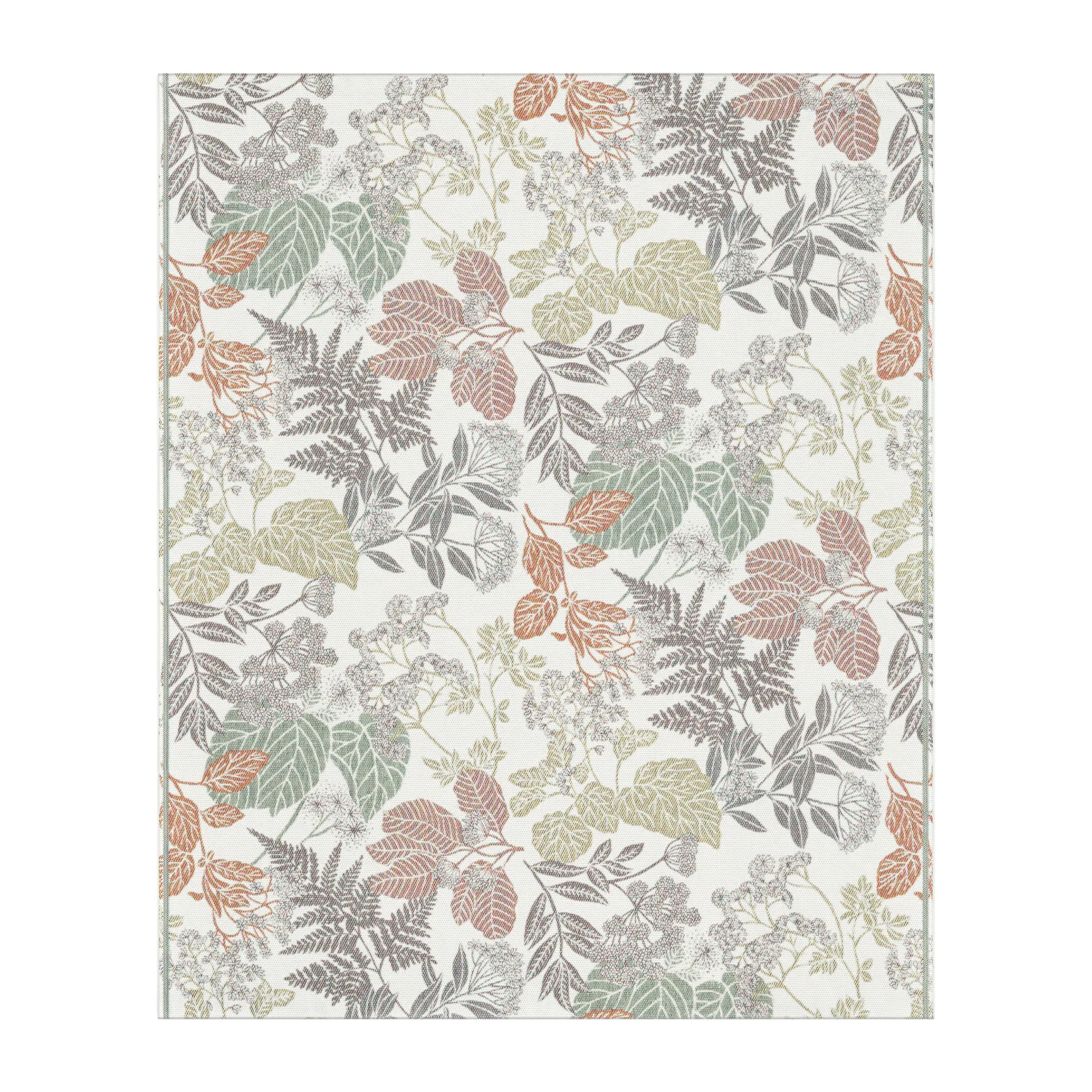 Höstnature βαμβακερό ριχτάρι 140x170 cm, Καφέ Ekelund Linneväveri