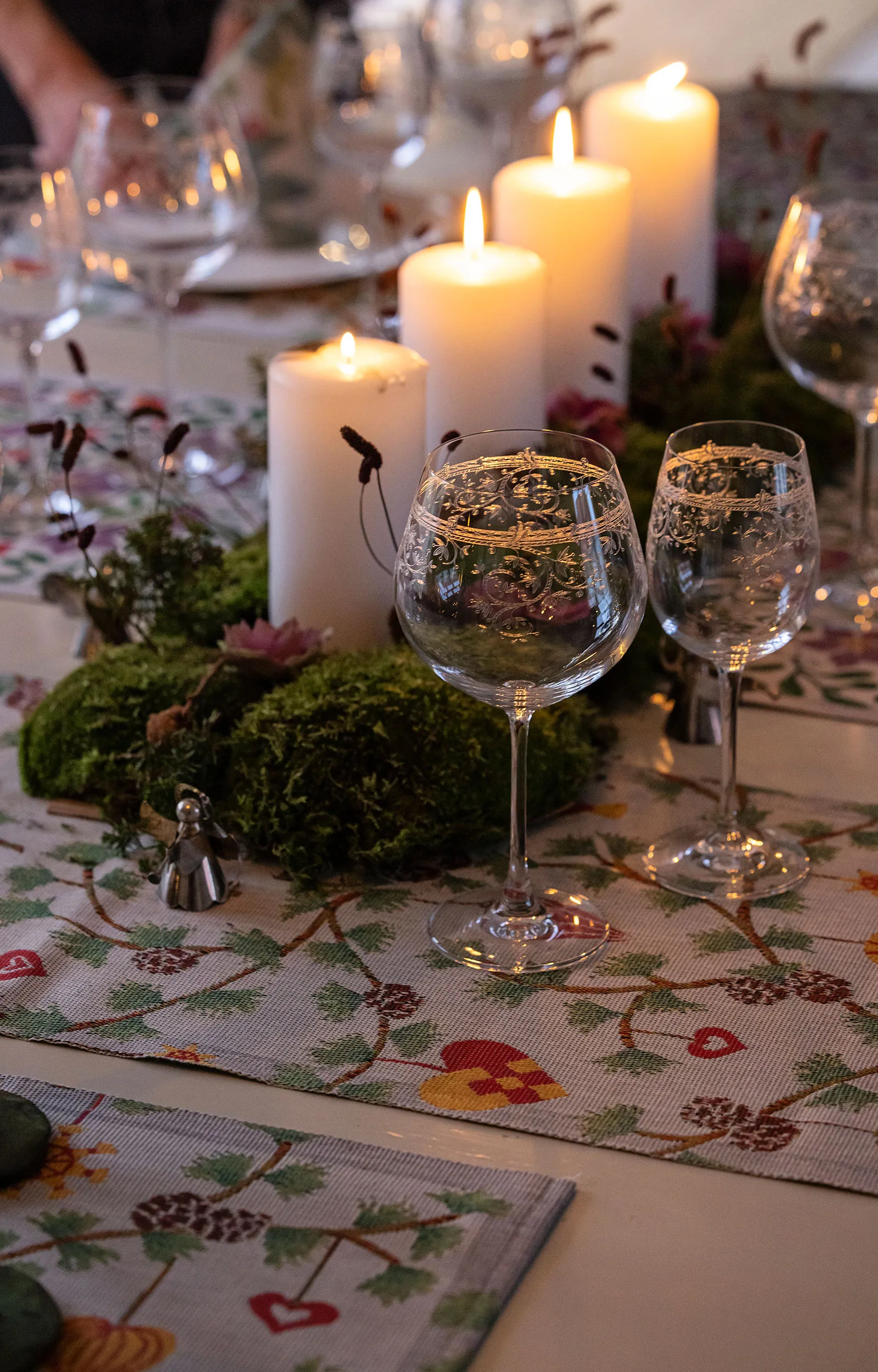 Julefröjd υφασμάτινη πετσέτα 35x35 εκ., Multi Ekelund Linneväveri