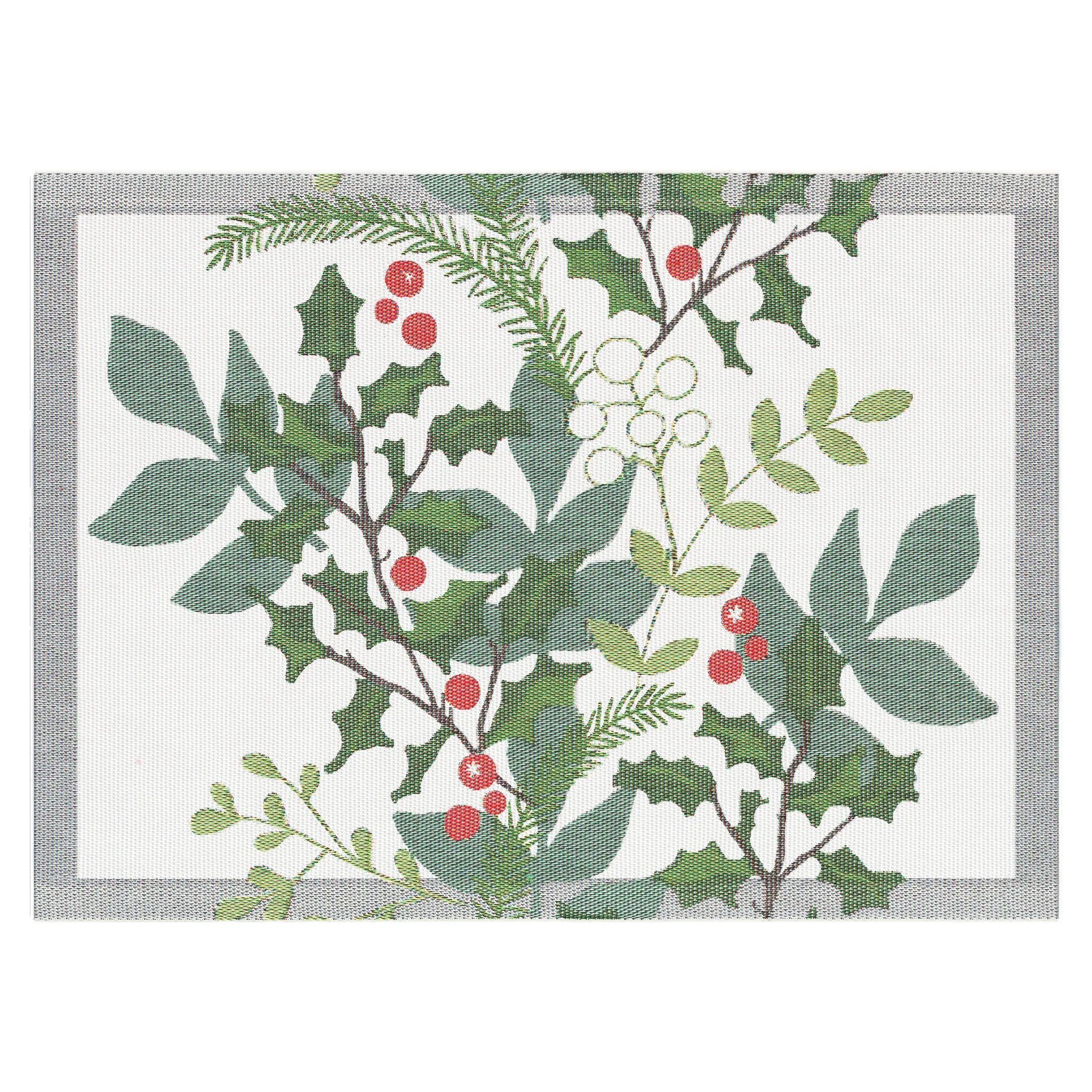 Τραπεζομάντηλο Julia 35x48 cm, white-green Ekelund Linneväveri