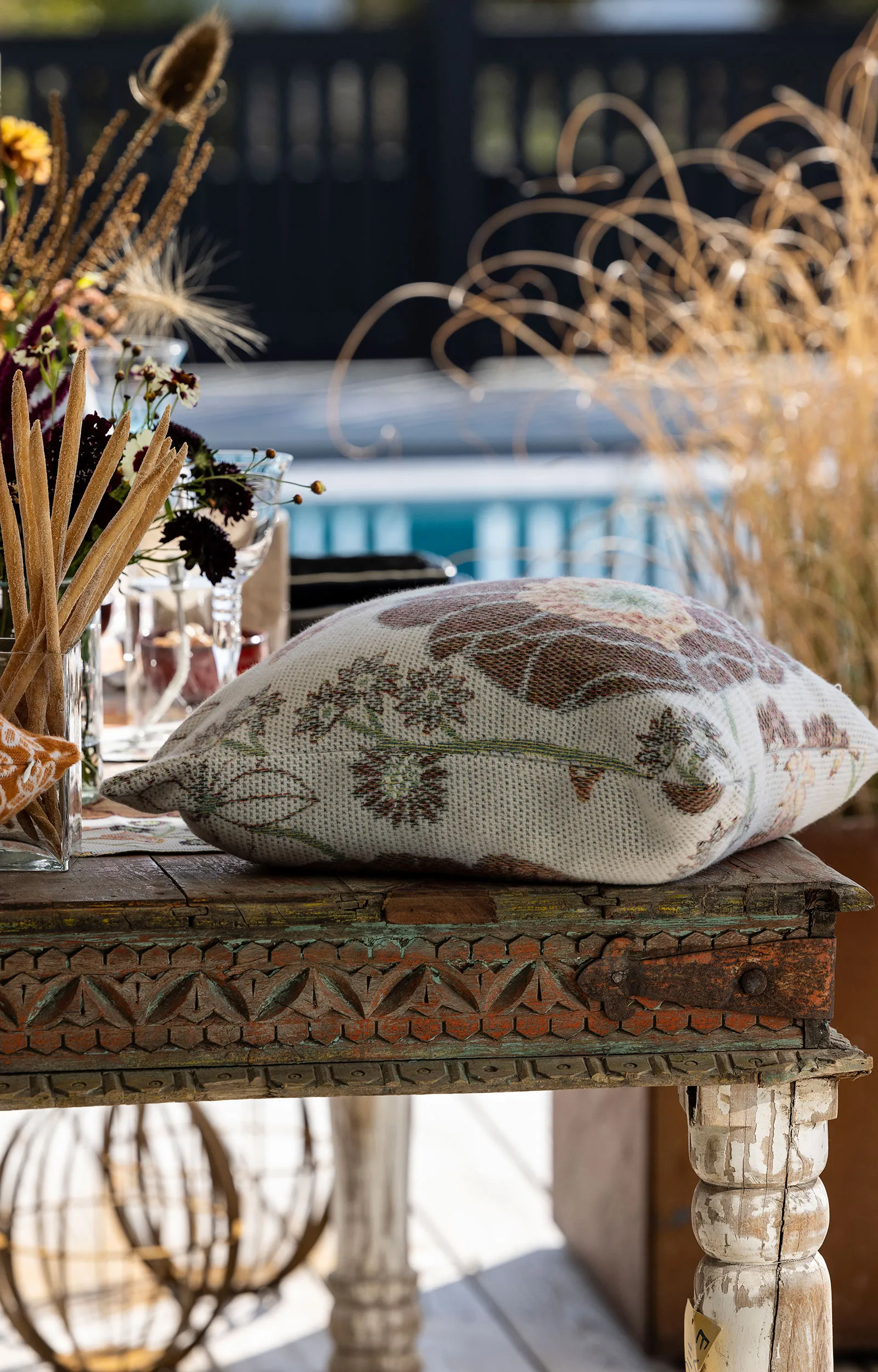 Kärleken ριχτάρι 140x170 εκ., Multi Ekelund Linneväveri