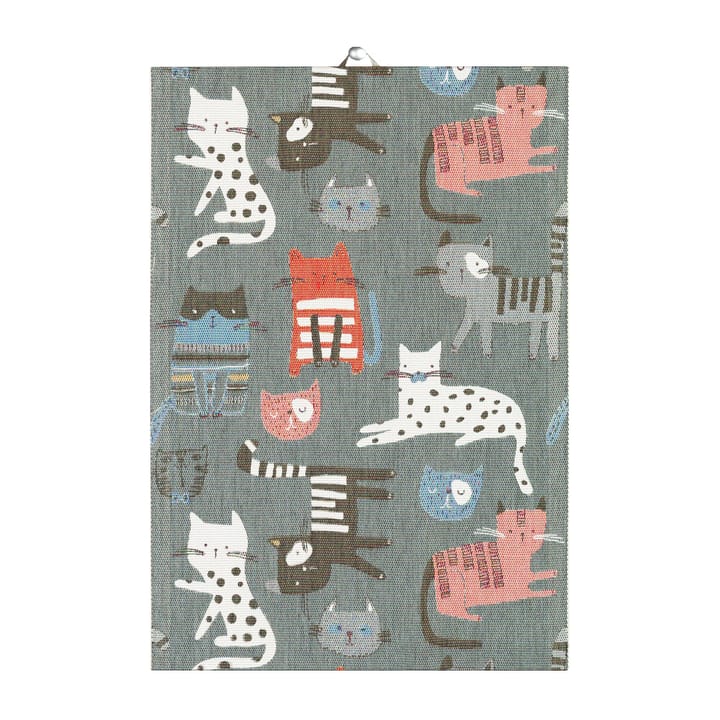 Katter πετσέτα κουζίνας 35x50 cm, γκρι Ekelund Linneväveri