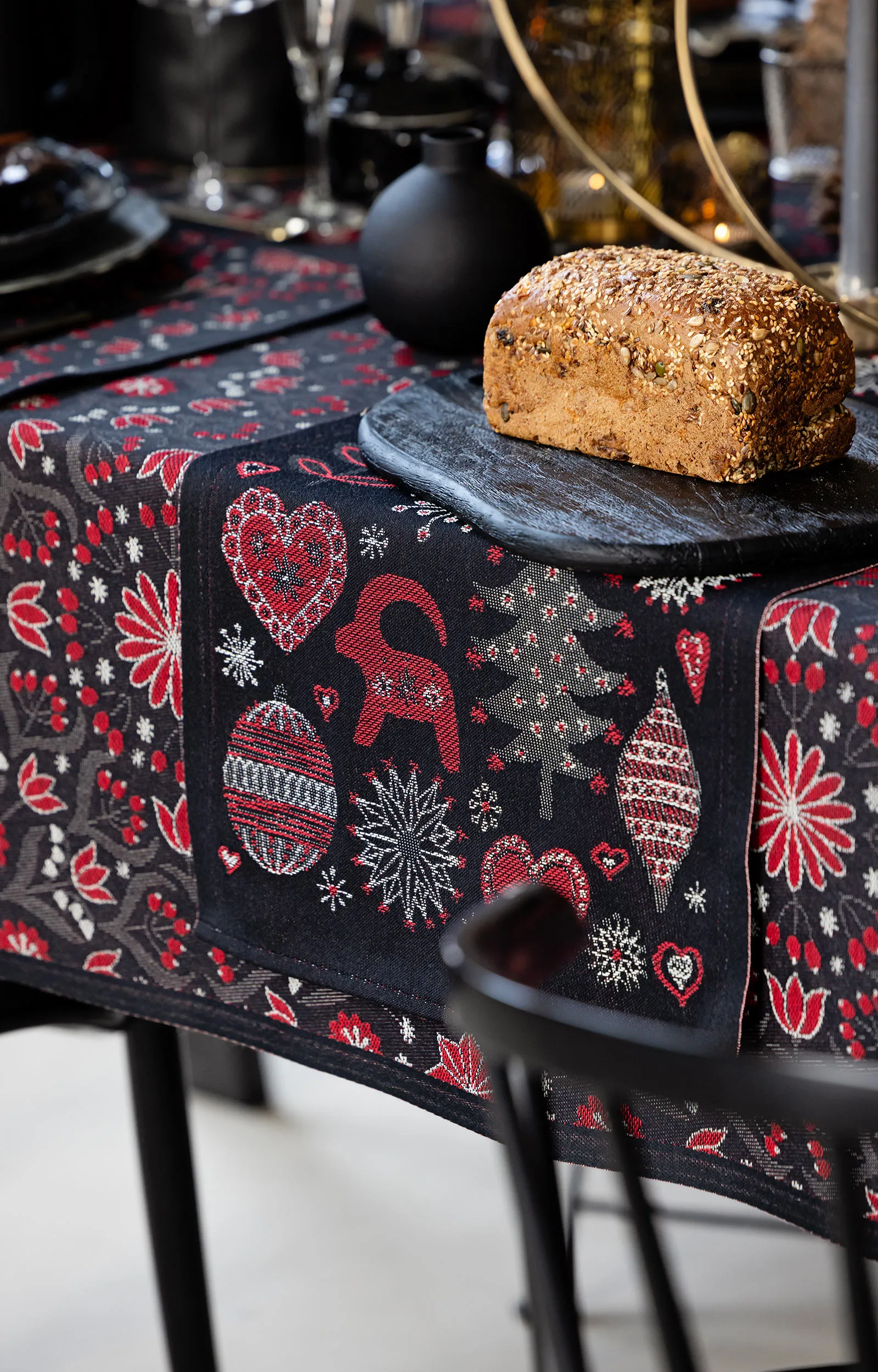 Koltrast πετσέτα 35x35 εκ., Multi Ekelund Linneväveri