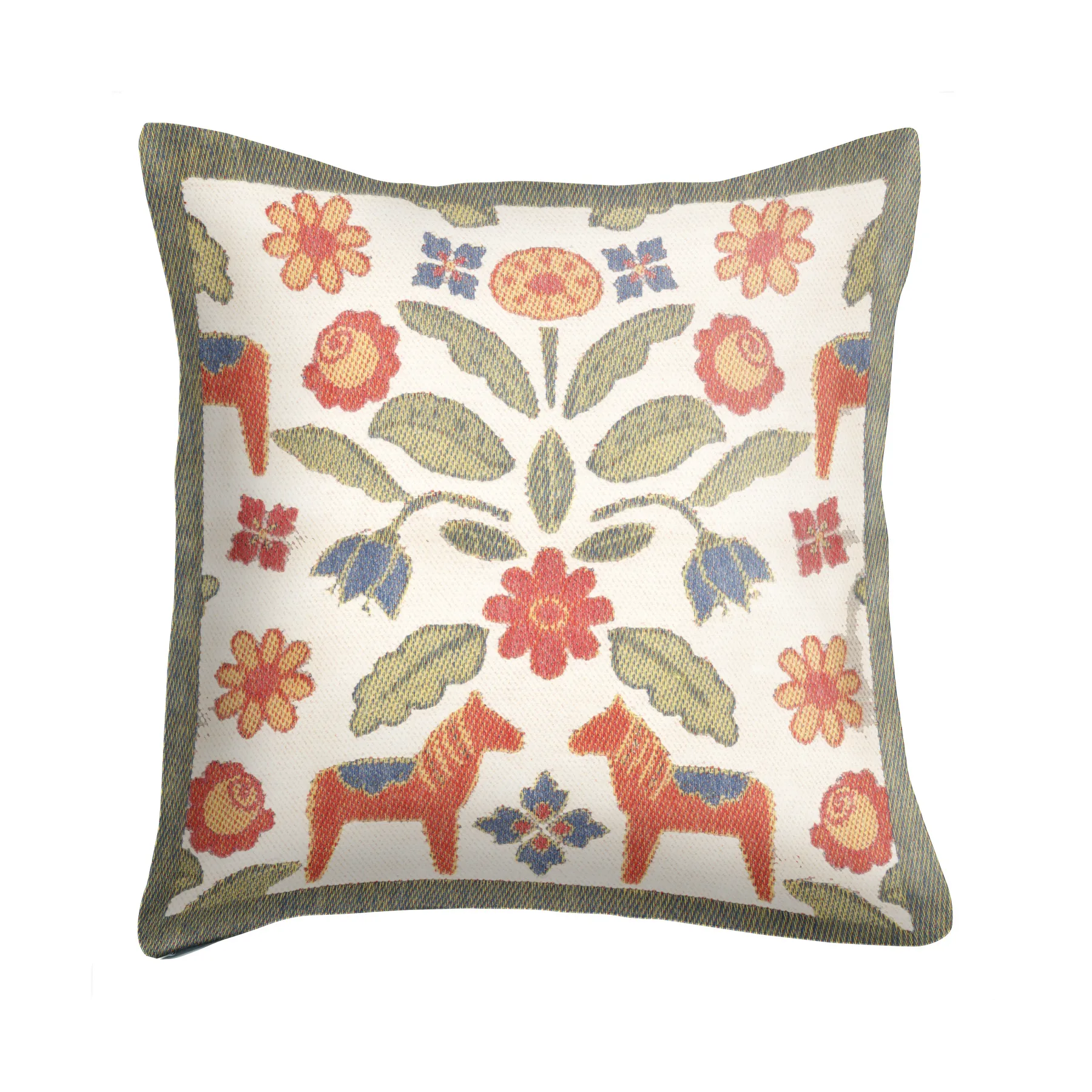 Κάλυμμα μαξιλαριών Kurbitsblom 40x40 cm, Multi Ekelund Linneväveri