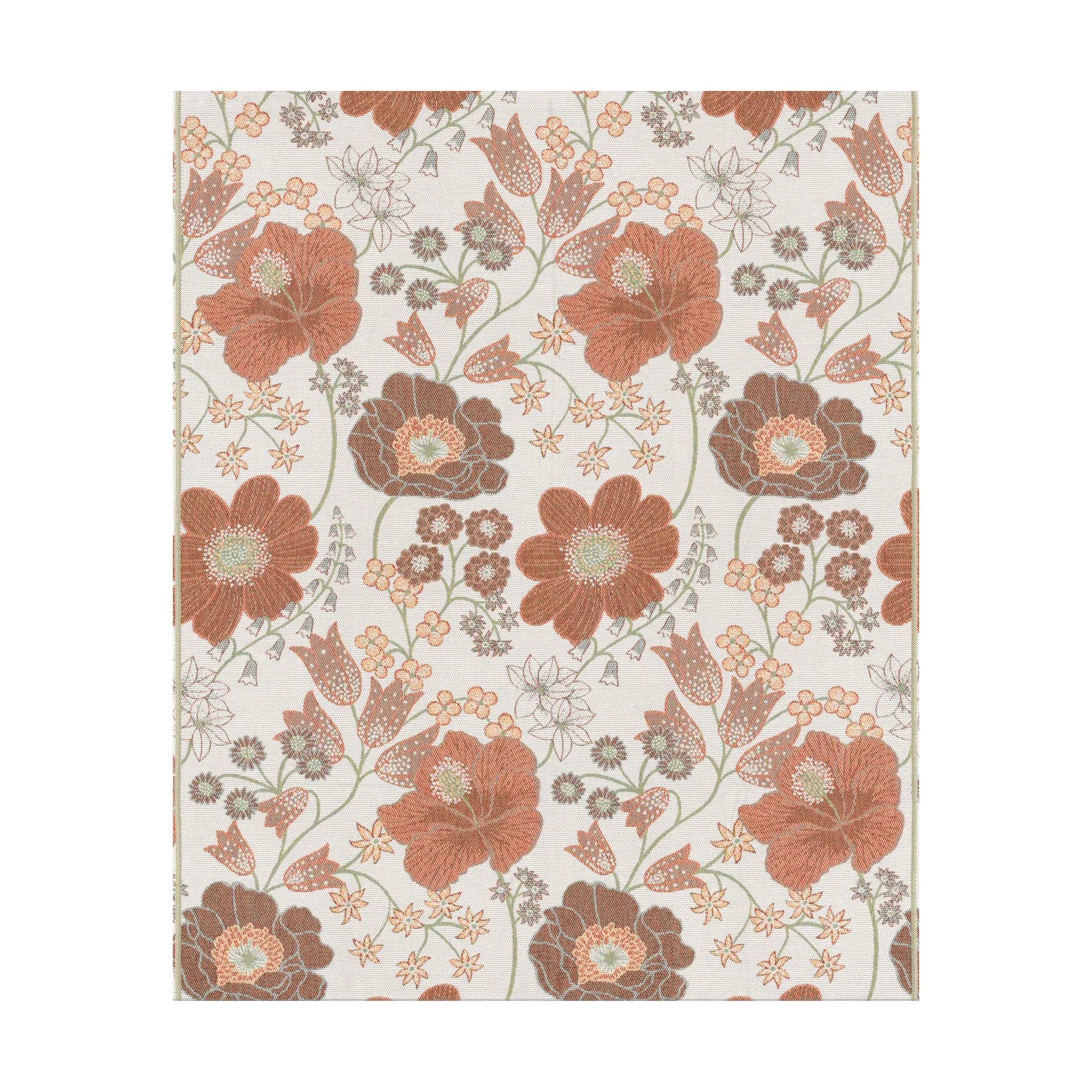 Kvällsblom ριχτάρι 140x170 εκ., Multi Ekelund Linneväveri