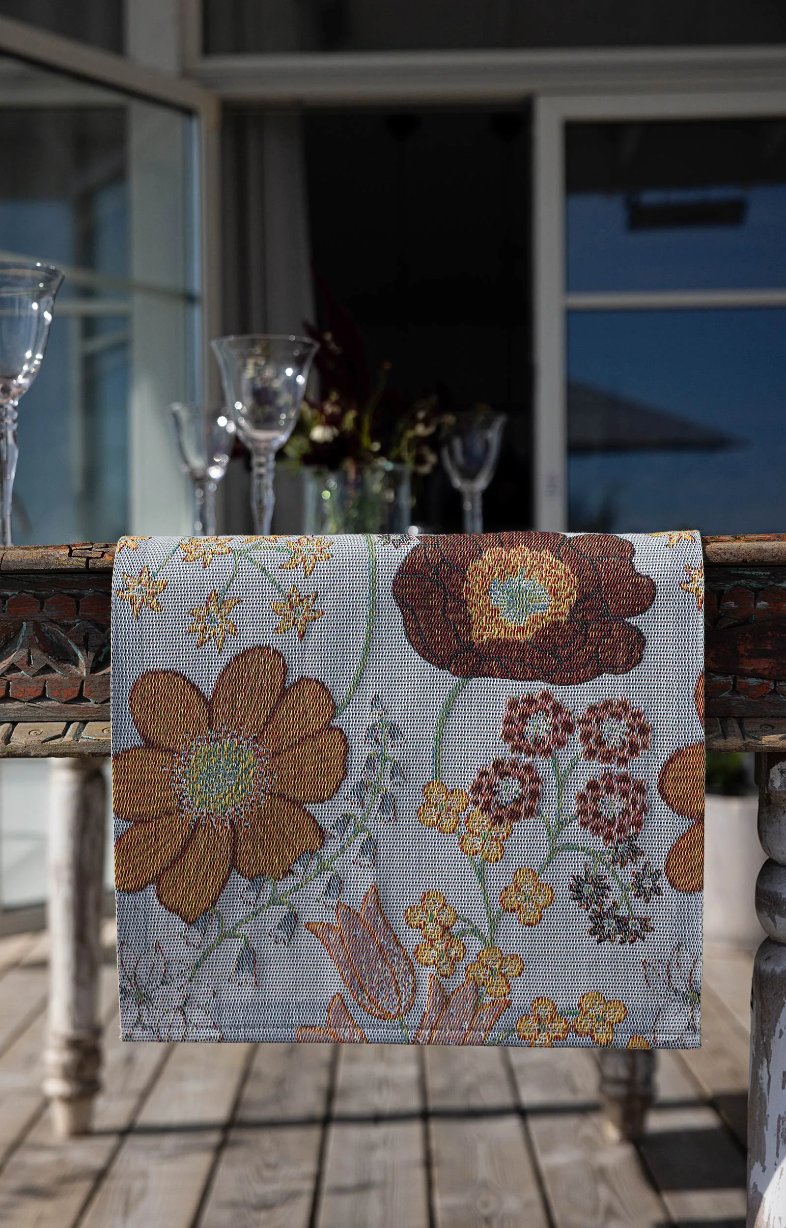 Πετσέτα κουζίνας Kvällsblom 35x50 εκ., Multi Ekelund Linneväveri