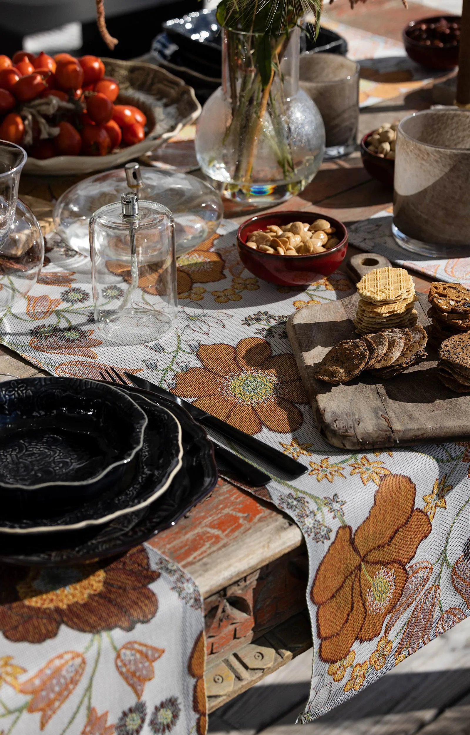 Πετσέτα κουζίνας Kvällsblom 35x50 εκ., Multi Ekelund Linneväveri