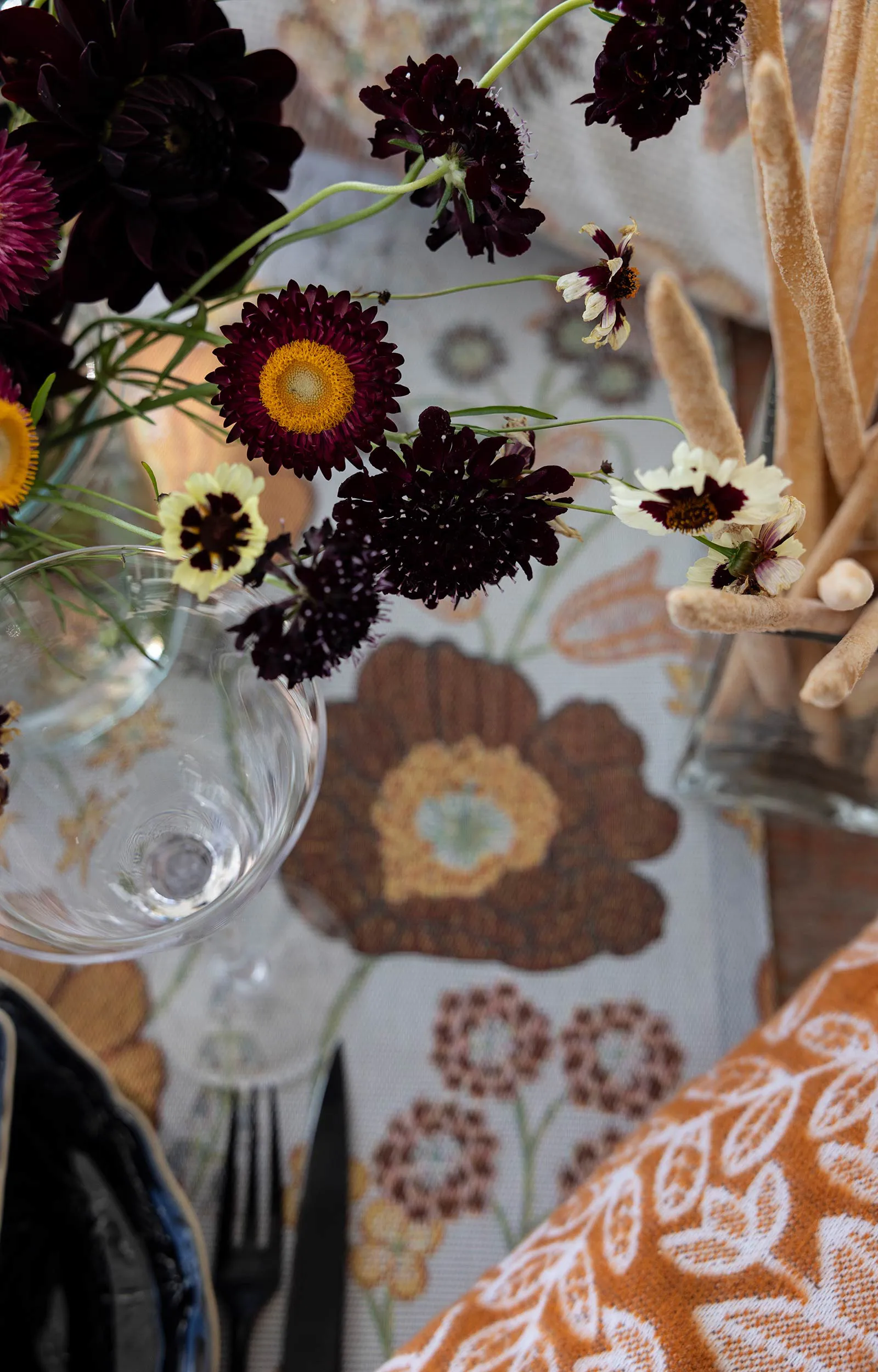 Kvällsblom μαξιλαροθήκη 40x40 εκ., Multi Ekelund Linneväveri