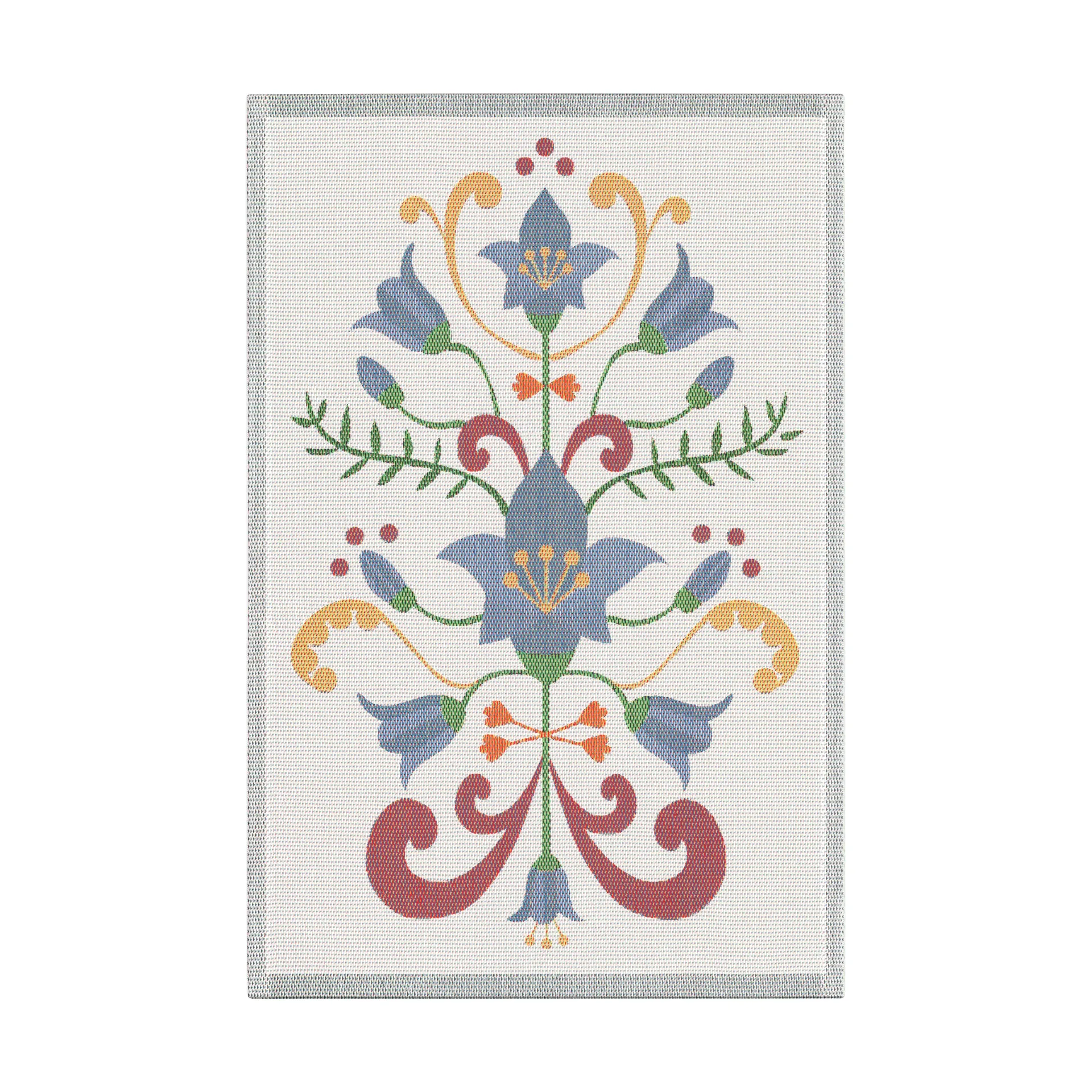 Πετσέτα κουζίνας Linda's bluebell 40x60 cm, Μπλε-γκρι Ekelund Linneväveri