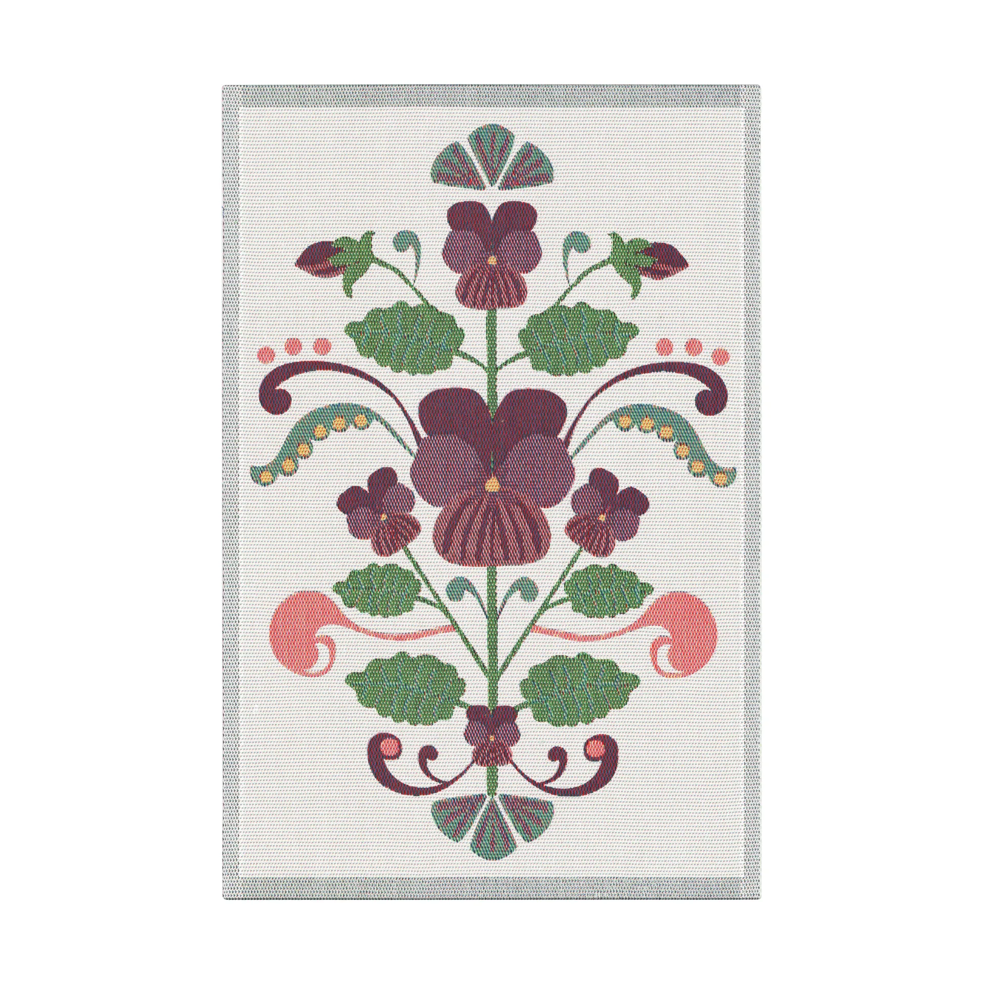 Πετσέτα κουζίνας Lindas viol 40x60 cm, Λιλά-γκρι Ekelund Linneväveri