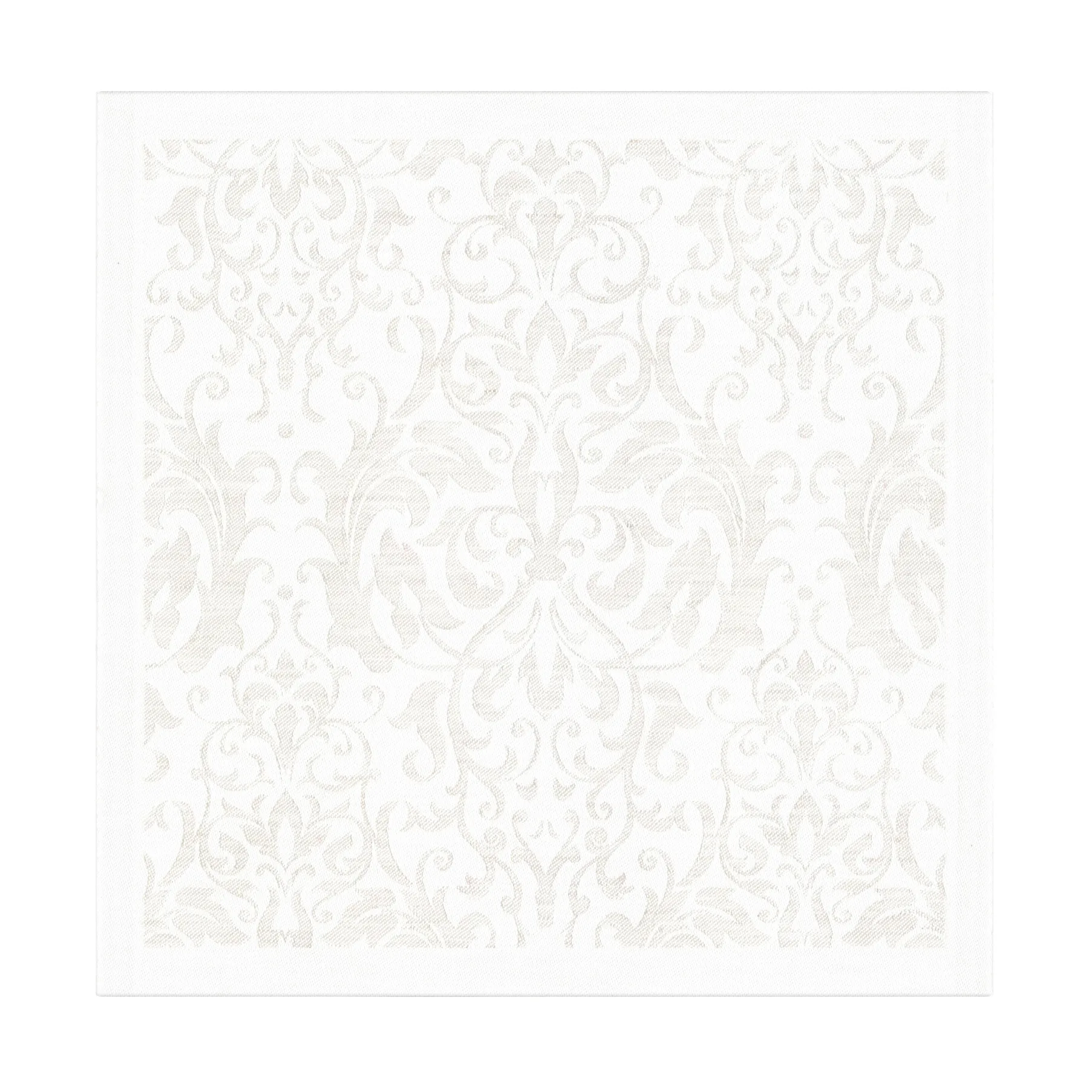 Χαρτοπετσέτα Medaljong 35x35 cm, Λευκό Ekelund Linneväveri