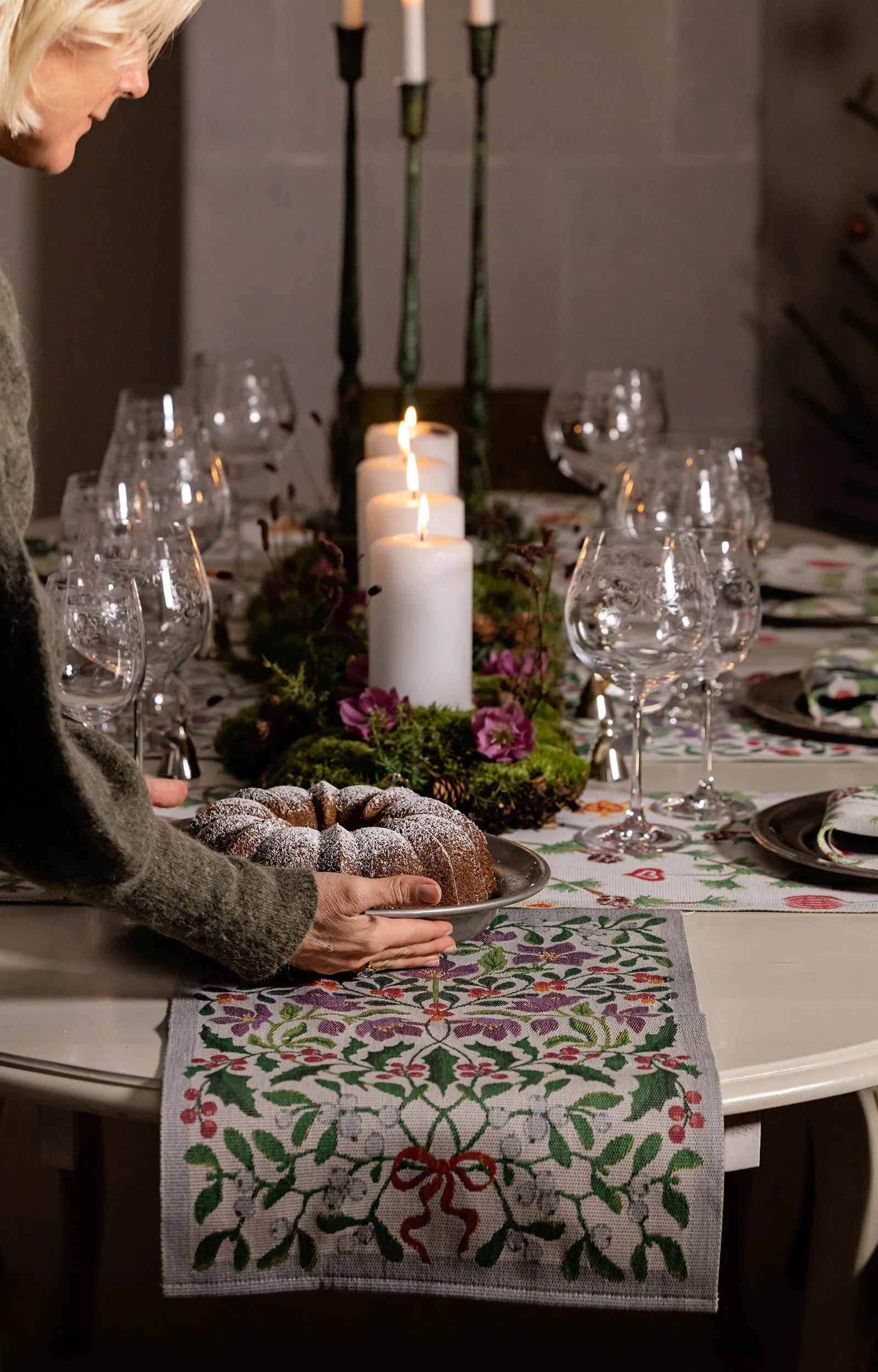 Mistelkvist πετσέτα κουζίνας 35x50 εκ., Multi Ekelund Linneväveri