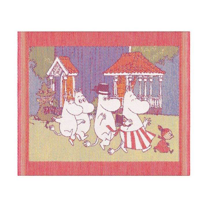 Moomin House πανί 25x30 cm, Πολύχρωμο Ekelund Linneväveri