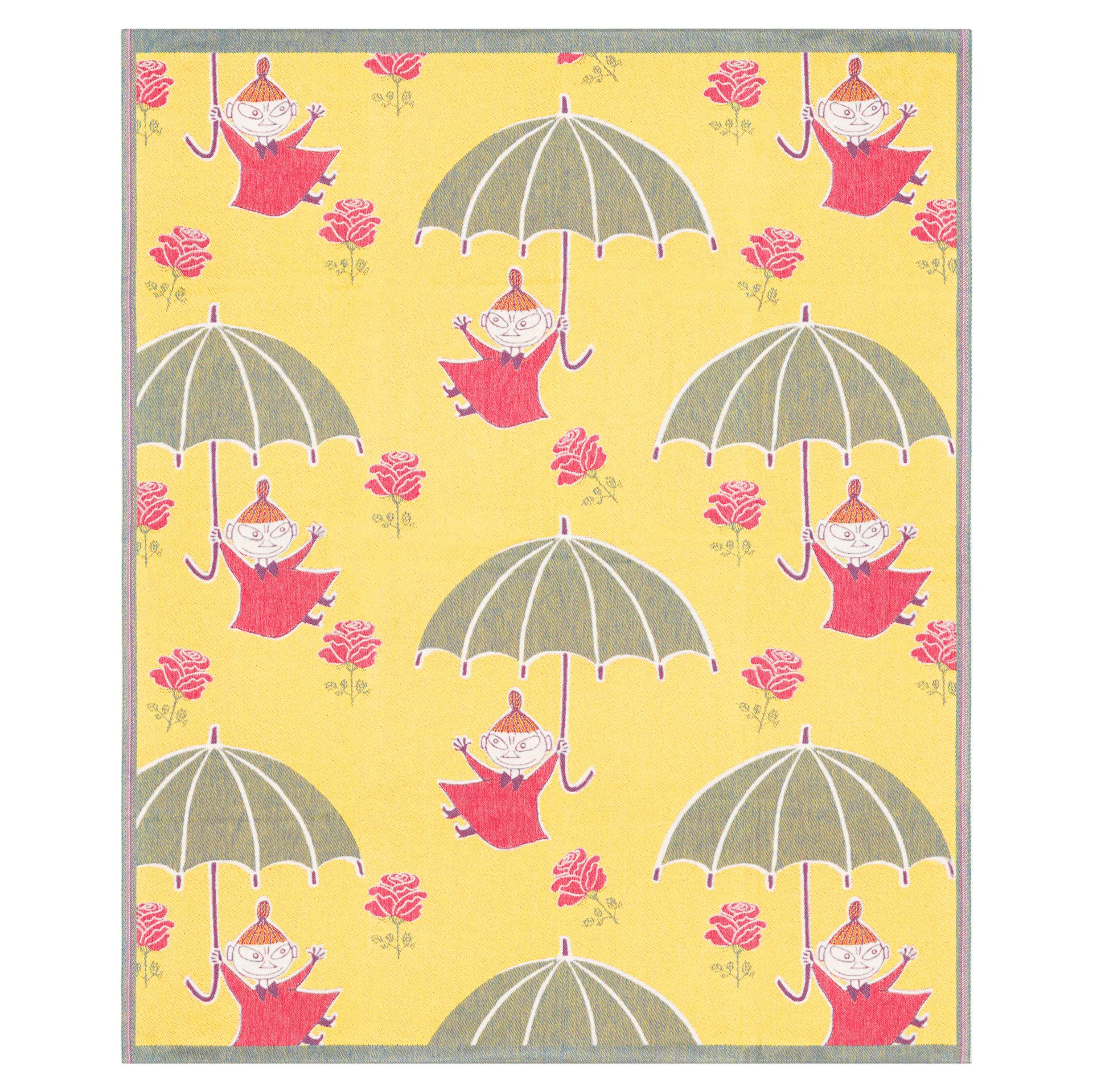 Mumin ριχτάρι 140x170 cm, ομπρέλα Ekelund Linneväveri