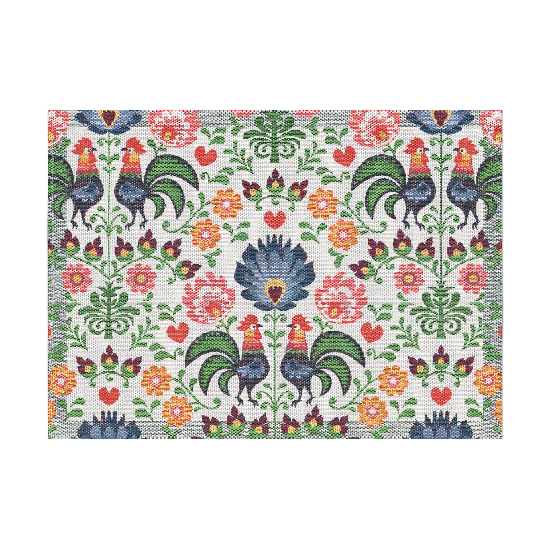 Σουπλά Rooster 35x48 cm, Multi Ekelund Linneväveri