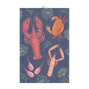 Πετσέτα κουζίνας Shellfish party - 40x60 cm - Ekelund Linneväveri
