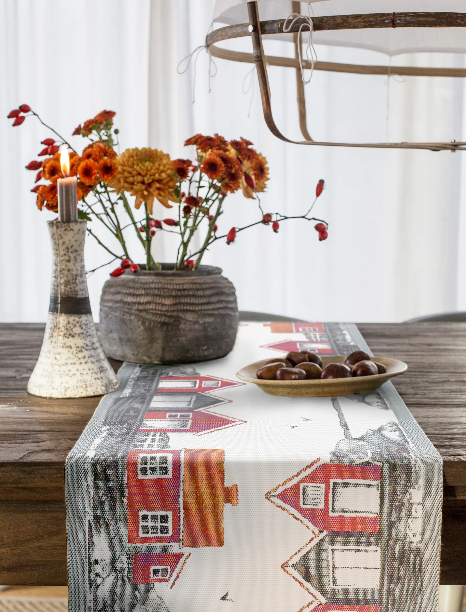 Skärgård διακοσμητικό τραπεζομάντιλο 35x80 cm, Πολύχρωμο Ekelund Linneväveri