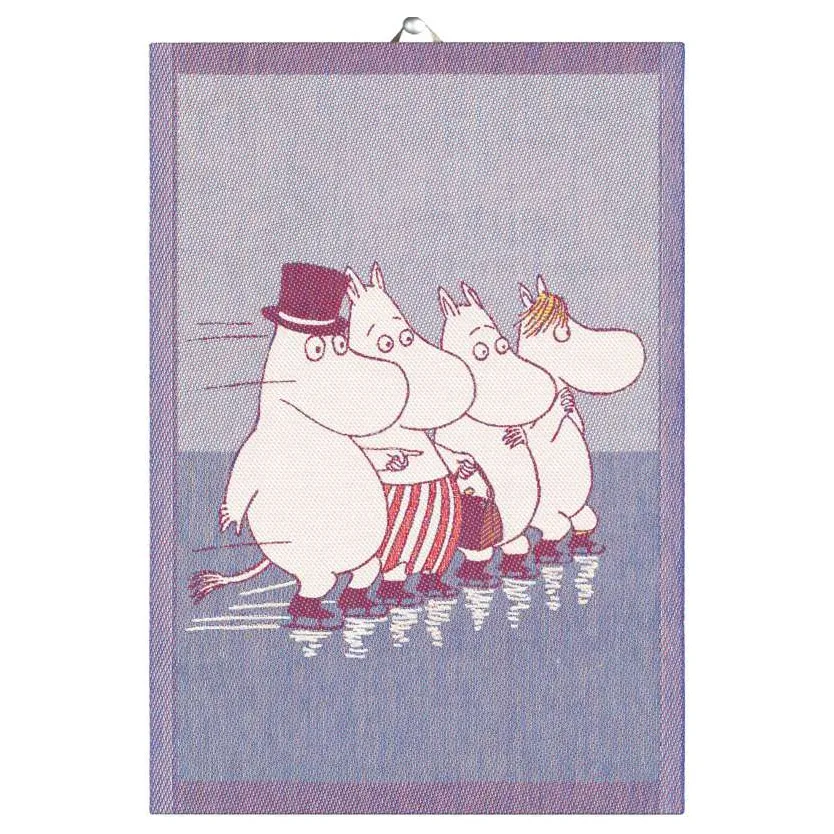 Skating πετσέτα κουζίνας 35x50 cm, Μπλε Ekelund Linneväveri