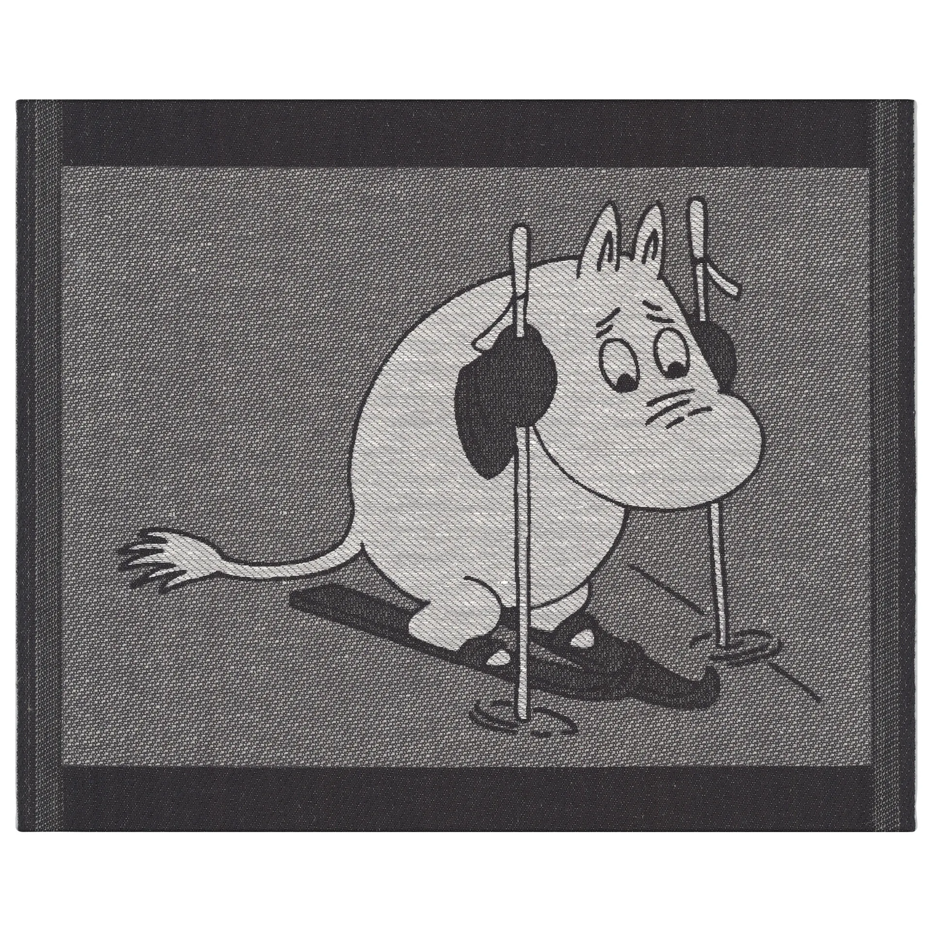 Skiing πετσέτα πιάτων 28x35 cm, μαύρο Ekelund Linneväveri