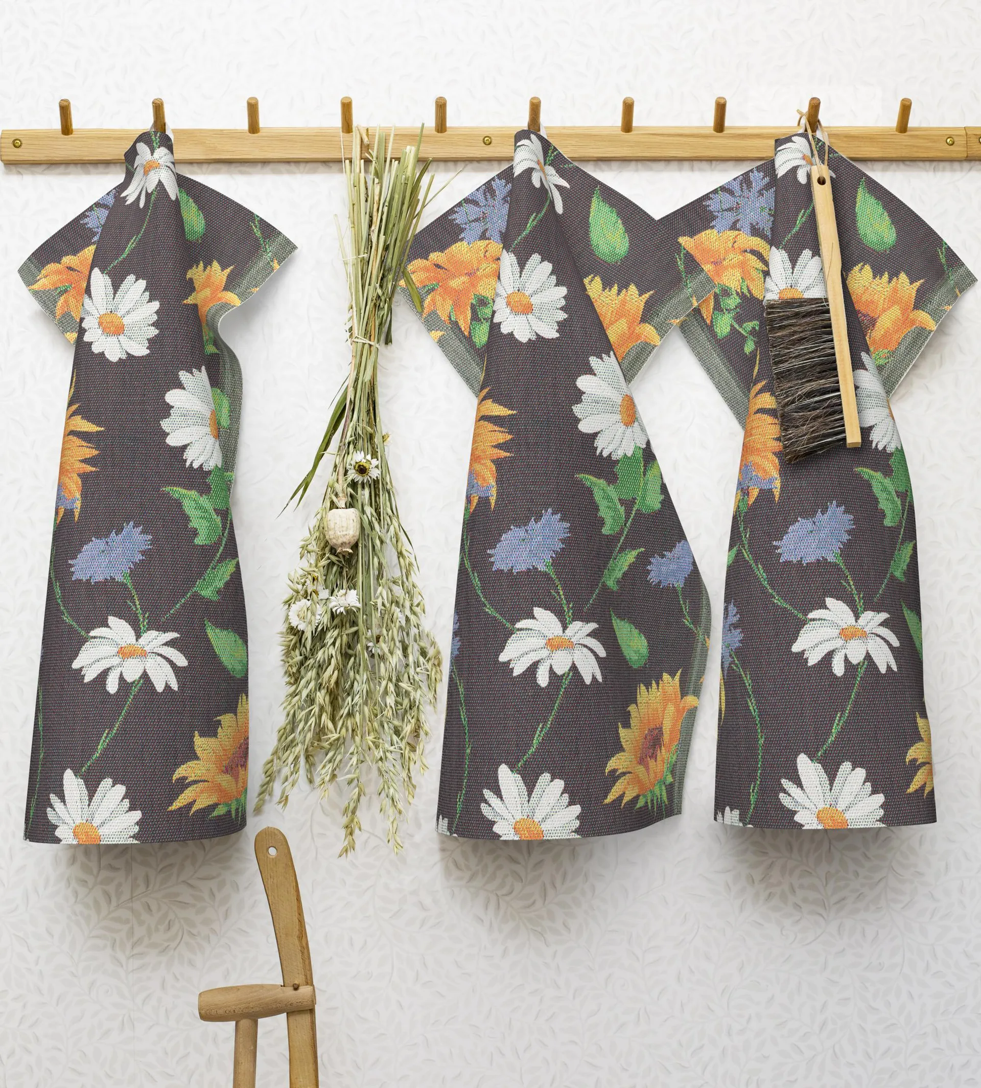 Solros πετσέτα κουζίνας 35x50 cm, 35x50 cm Ekelund Linneväveri