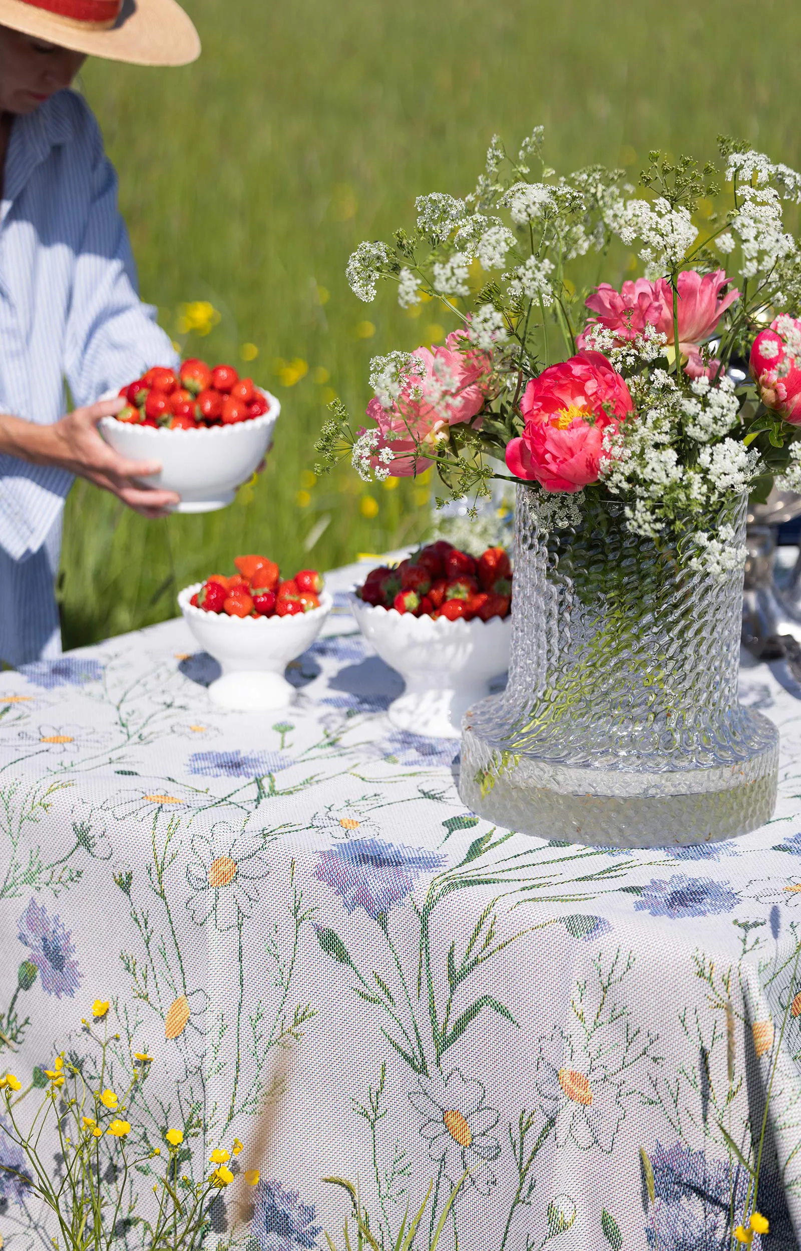 Sommar σουπλά 35x48 εκ., Multi Ekelund Linneväveri