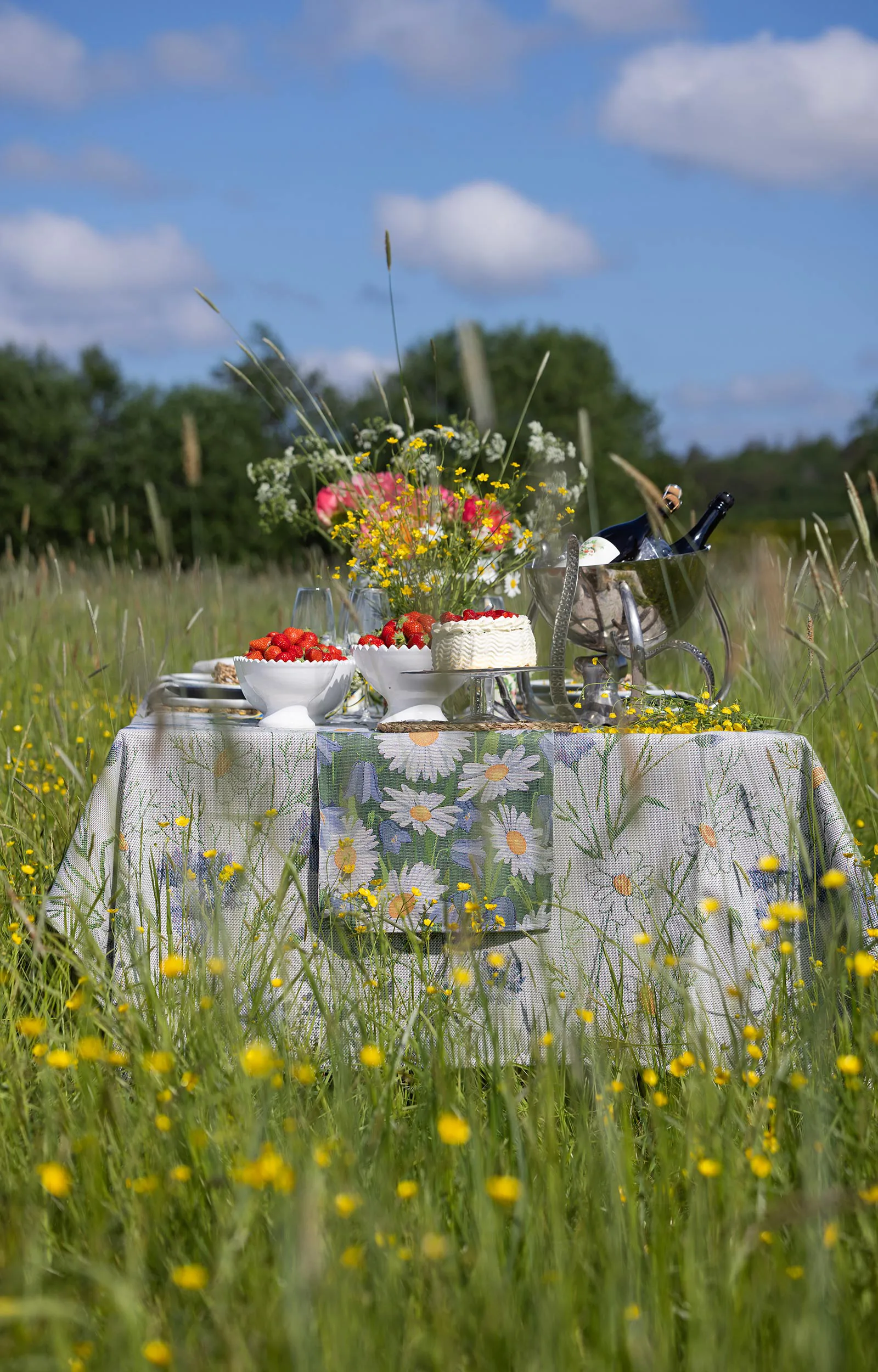 Sommar σουπλά 35x48 εκ., Multi Ekelund Linneväveri