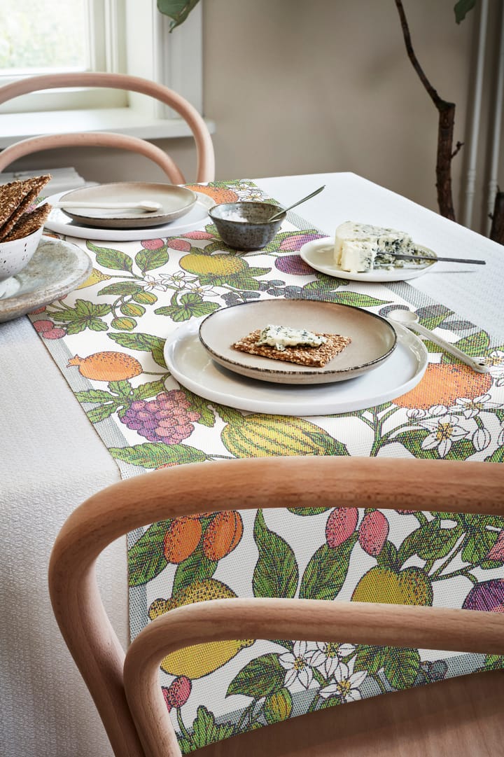 Sommarfrukt τραβέρσα, 35x120 cm Ekelund Linneväveri