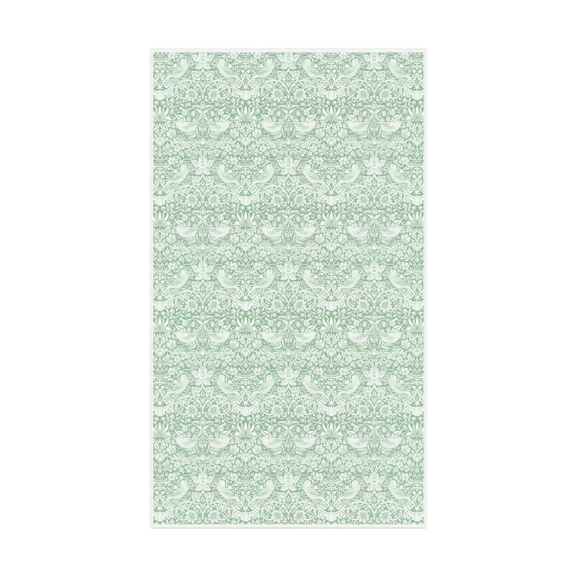 Strawberry Thief τραπεζομάντηλο 150x250 εκ., Πράσινο Ekelund Linneväveri