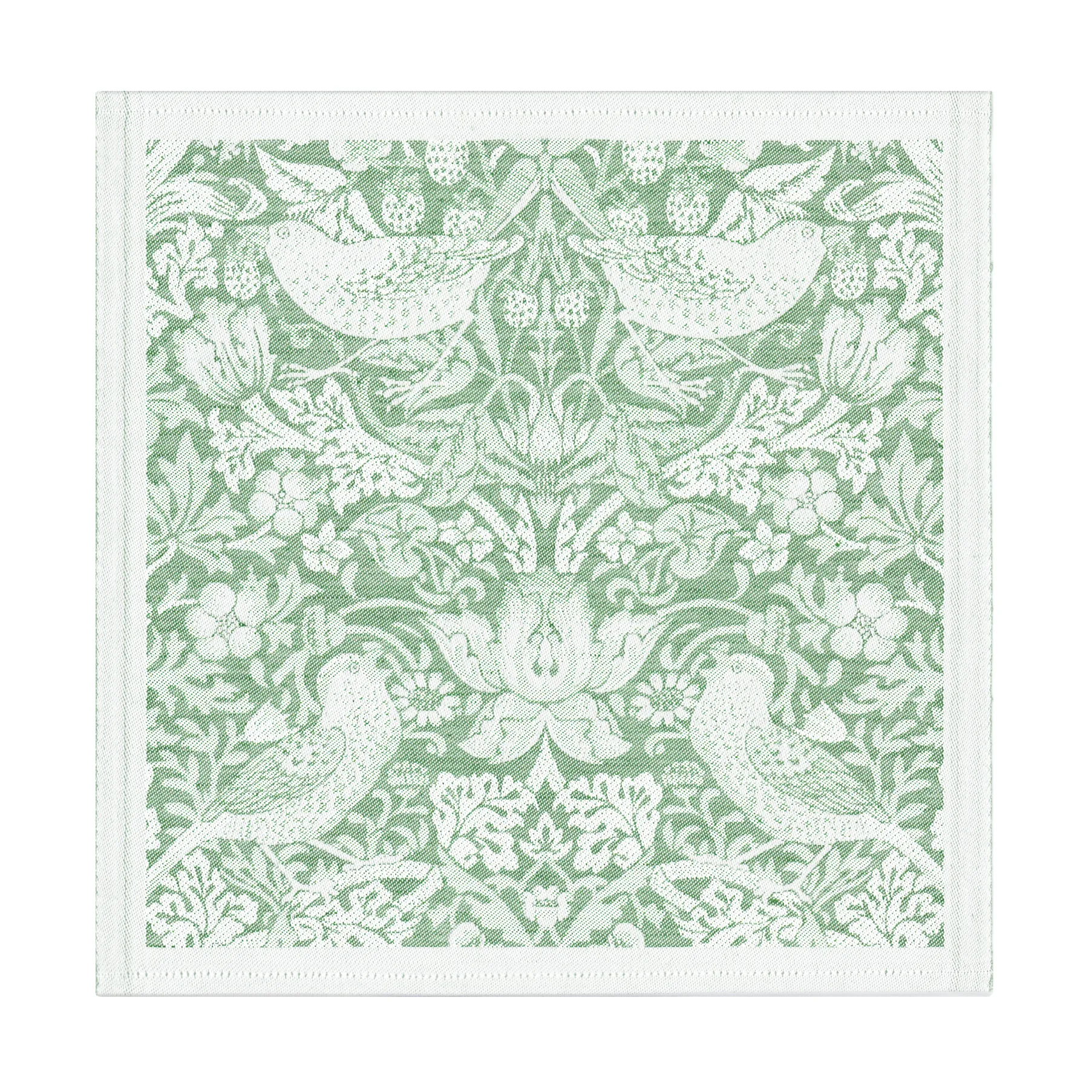 Υφασμάτινη πετσέτα Strawberry Thief 35x35 εκ., Πράσινο Ekelund Linneväveri