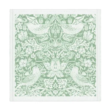 Υφασμάτινη πετσέτα Strawberry Thief 35x35 εκ. - Πράσινο - Ekelund Linneväveri