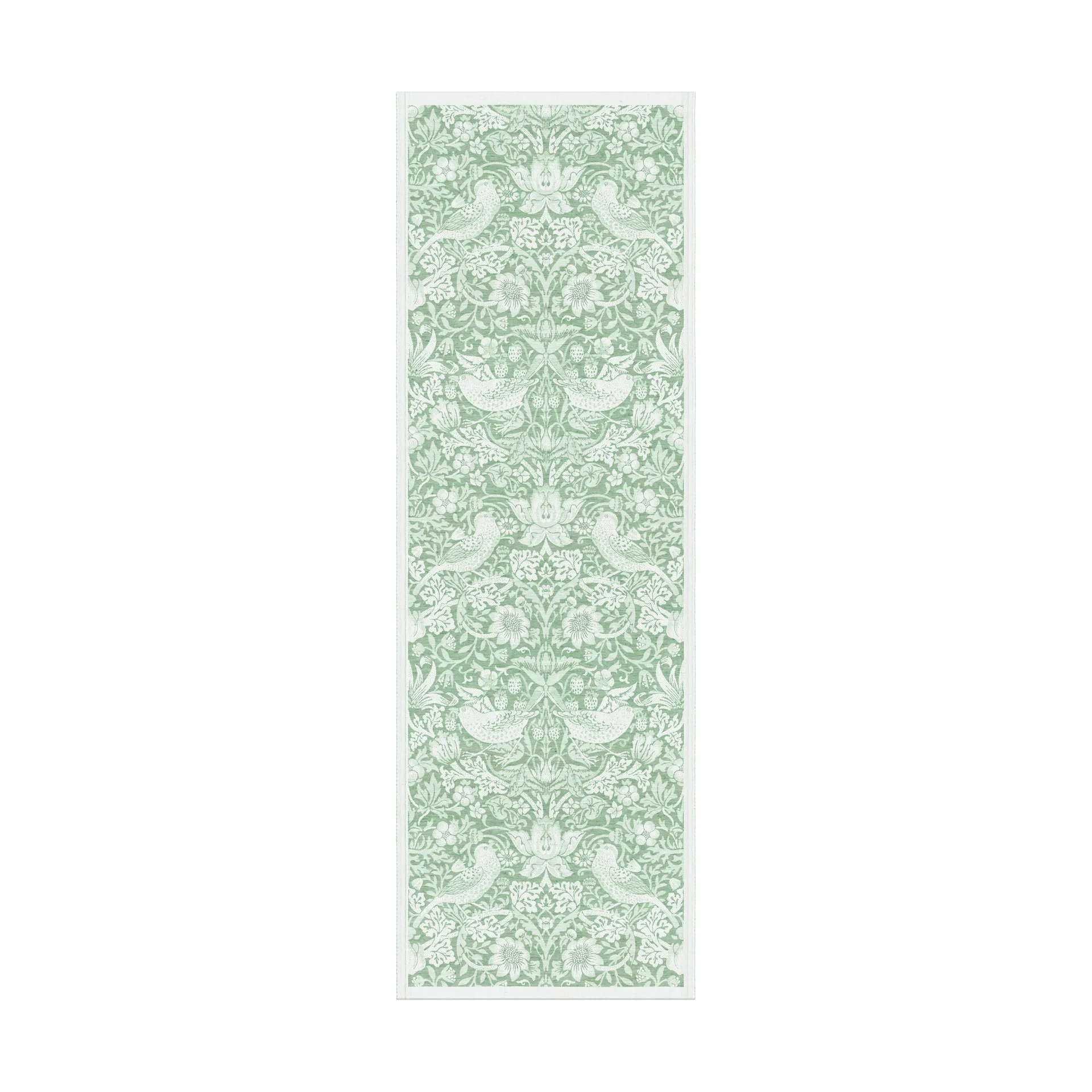 Strawberry Thief τραπεζομάντηλο 50x150 εκ., Πράσινο Ekelund Linneväveri