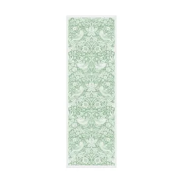 Strawberry Thief τραπεζομάντηλο 50x150 εκ. - Πράσινο - Ekelund Linneväveri