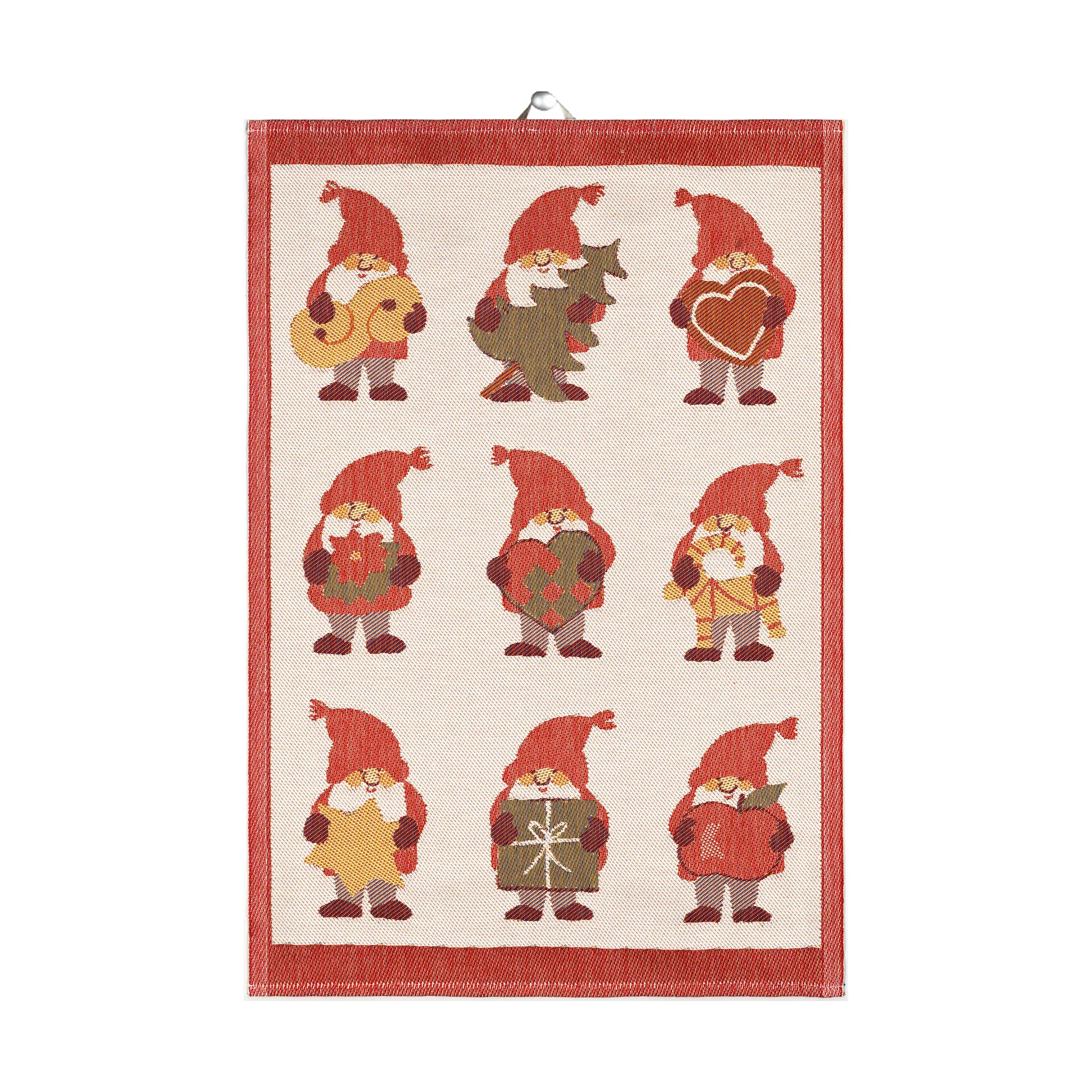 Πετσέτα κουζίνας Tomtemys 35x50 cm, Κόκκινο Ekelund Linneväveri