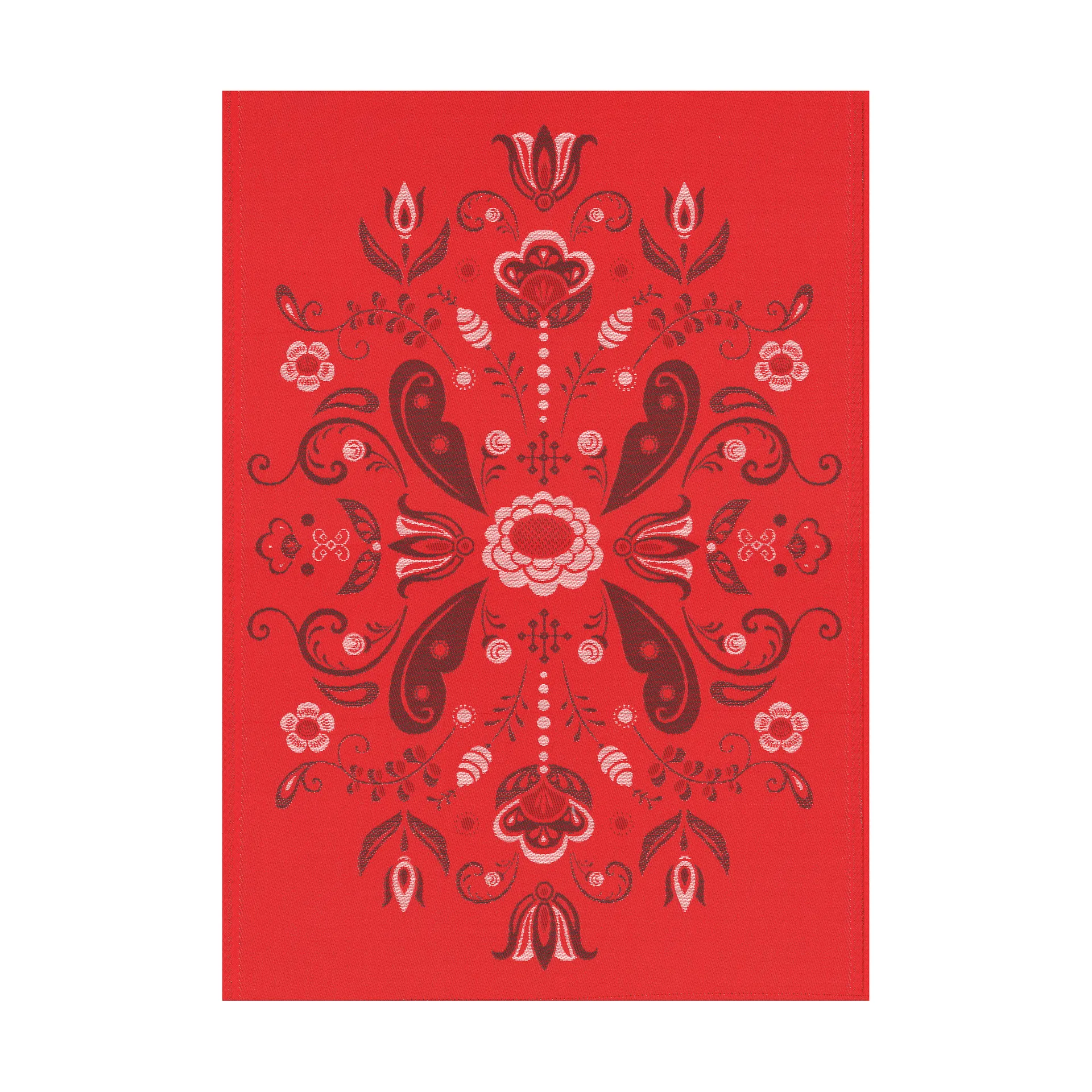 Torplyckan πετσέτα κουζίνας 35x50 εκ., Κόκκινο Ekelund Linneväveri