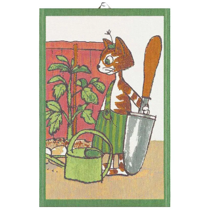 Trädgårdsmästare πετσέτα κουζίνας 40x60 cm, Πολύχρωμο Ekelund Linneväveri