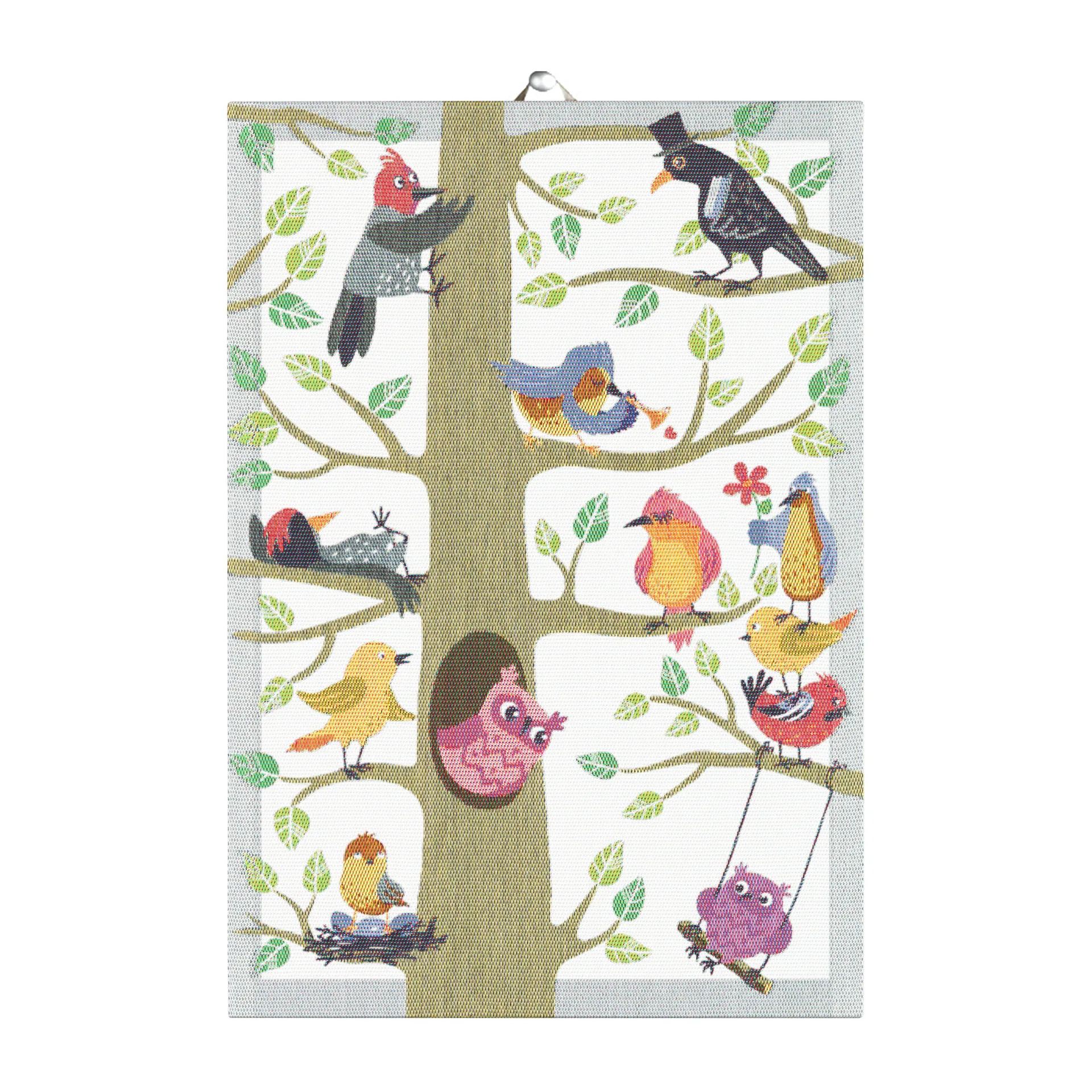 Vårfåglar πετσέτα κουζίνας, 35x50 cm Ekelund Linneväveri