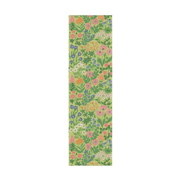 Τραβέρσα Vildblommor 35x120 εκ. - Πράσινο - Ekelund Linneväveri
