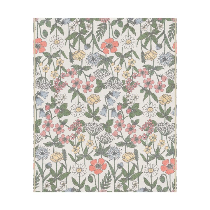 Βαμβακερή κουβέρτα Vildblomster 140x170 εκ. - Multi - Ekelund Linneväveri