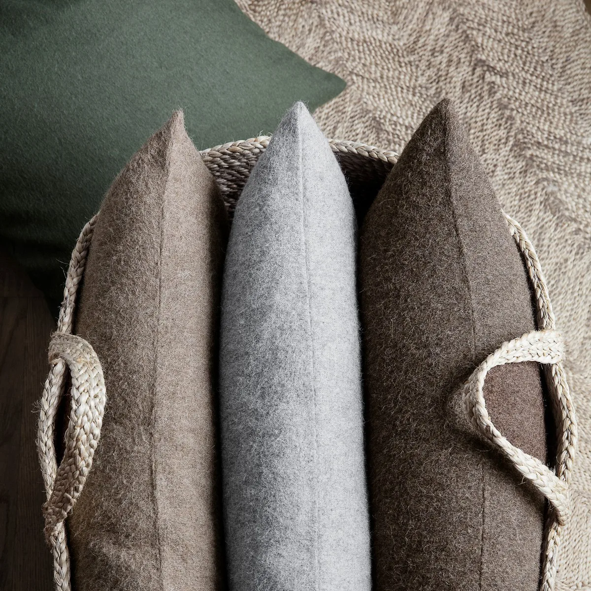 Elvang κλασικό κάλυμμα μαξιλαριού 50x50 cm, μπεζ Elvang Denmark