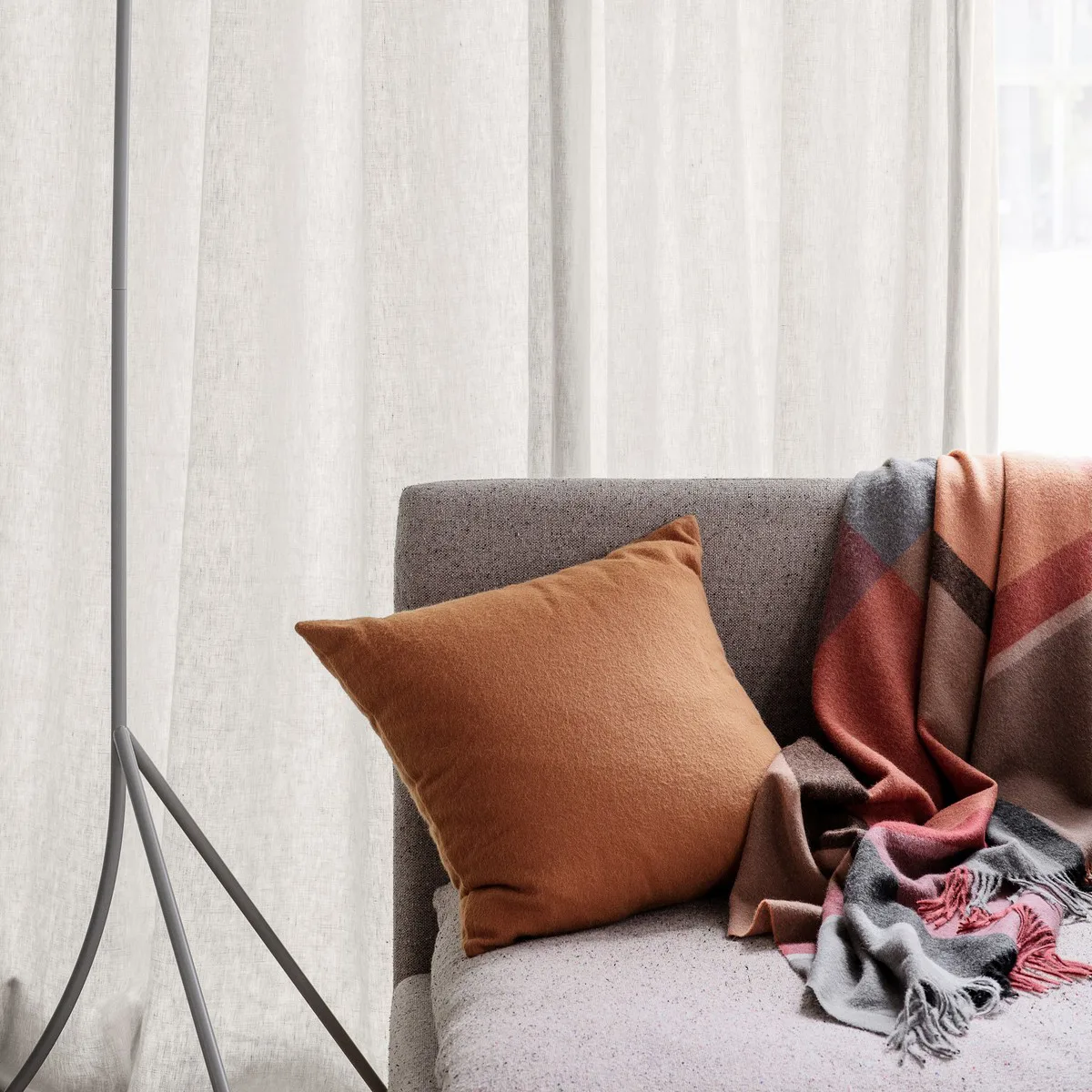 Elvang κλασικό κάλυμμα μαξιλαριού 50x50 cm, τερακότα Elvang Denmark