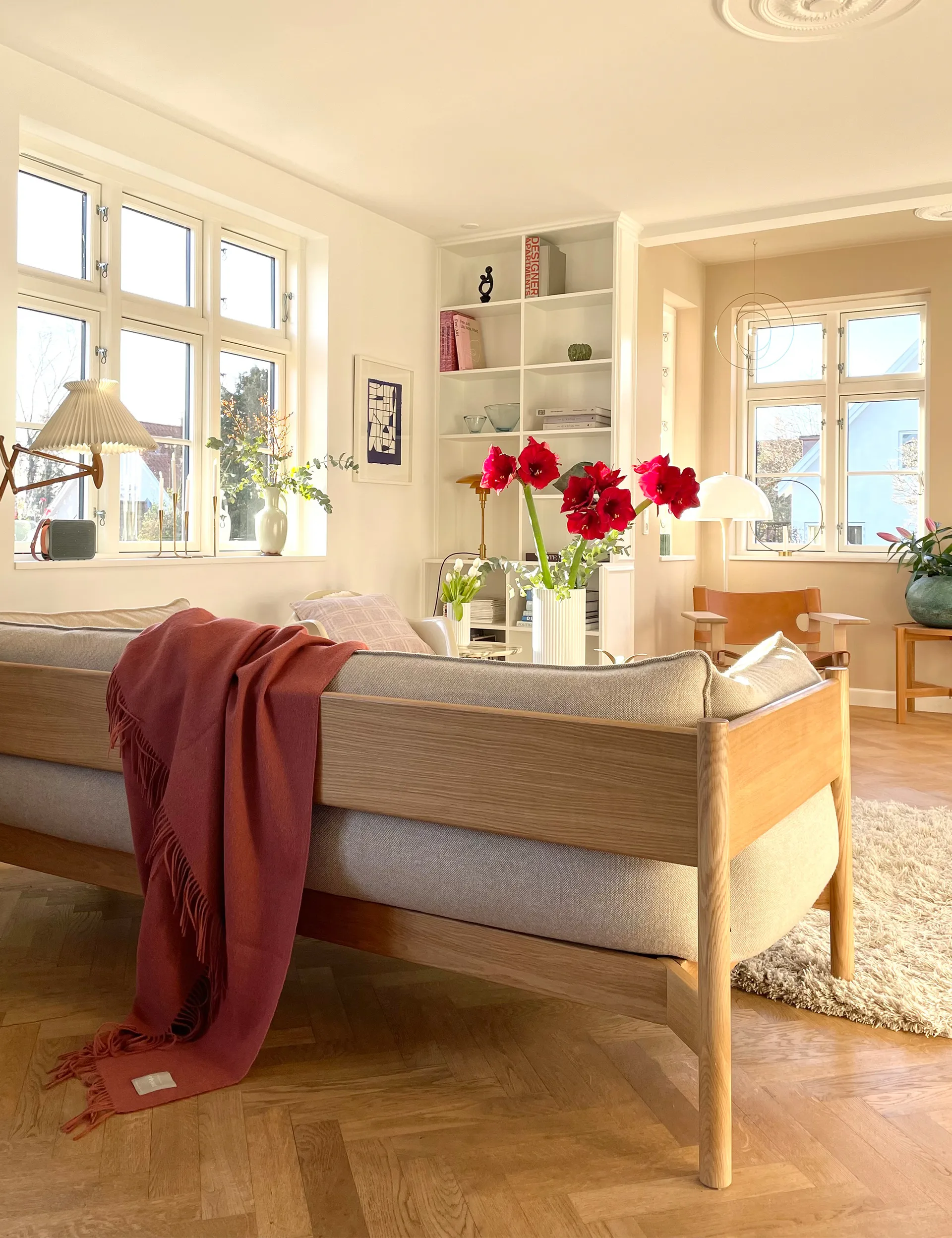 Elvang κλασικό ριχτάρι, Κόκκινο της σκουριάς Elvang Denmark