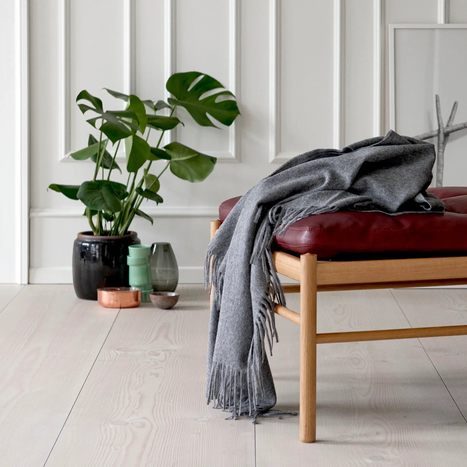 Elvang κλασικό ριχτάρι, γκρι Elvang Denmark