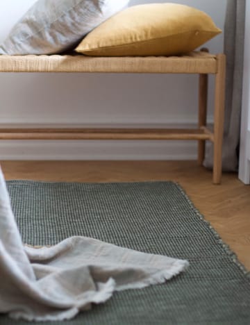 Hazelnut χαλί 60x180 cm - Πράσινο μπουκαλιού - Elvang Denmark