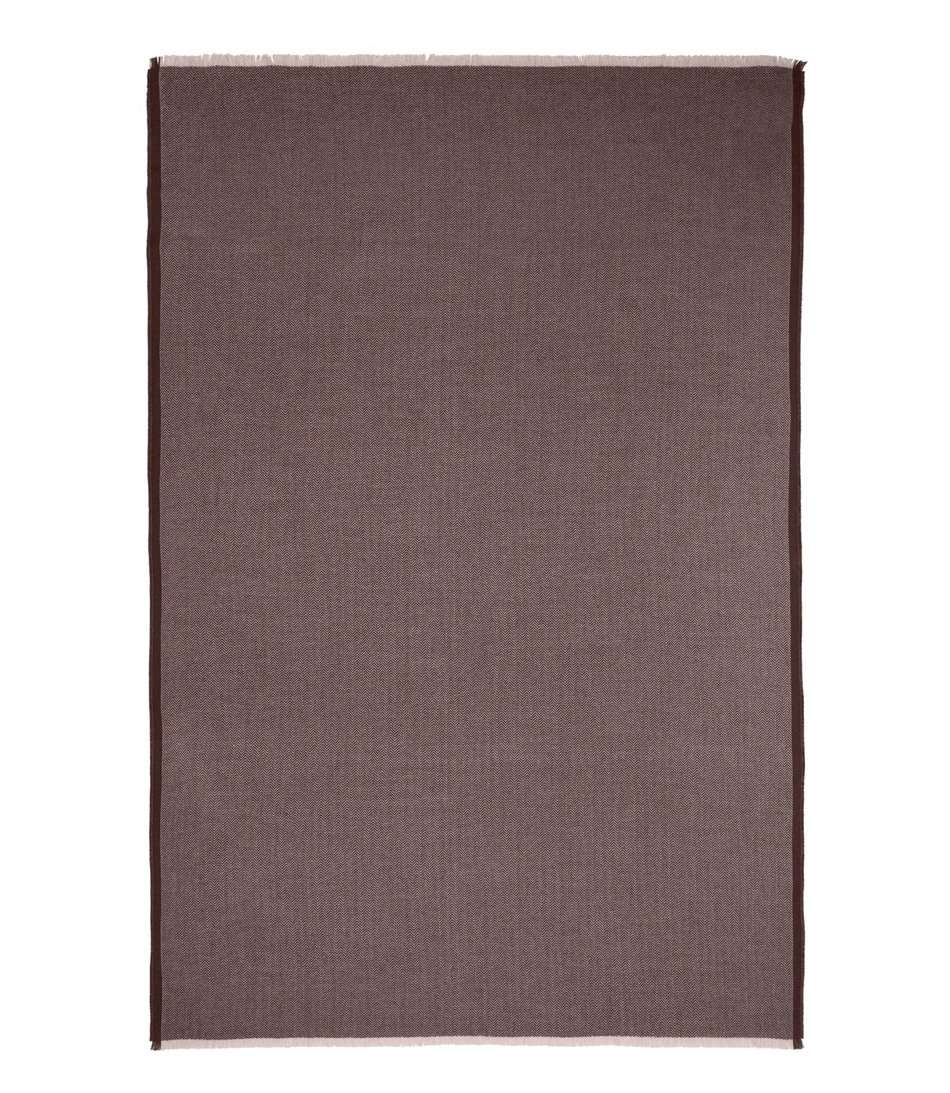 Herringbone ριχτάρι 130x190 cm, σοκολάτα-μπεζ Elvang Denmark